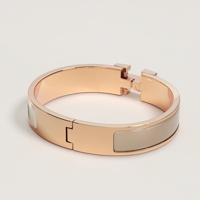 Système Clic H Color Block Bracelet