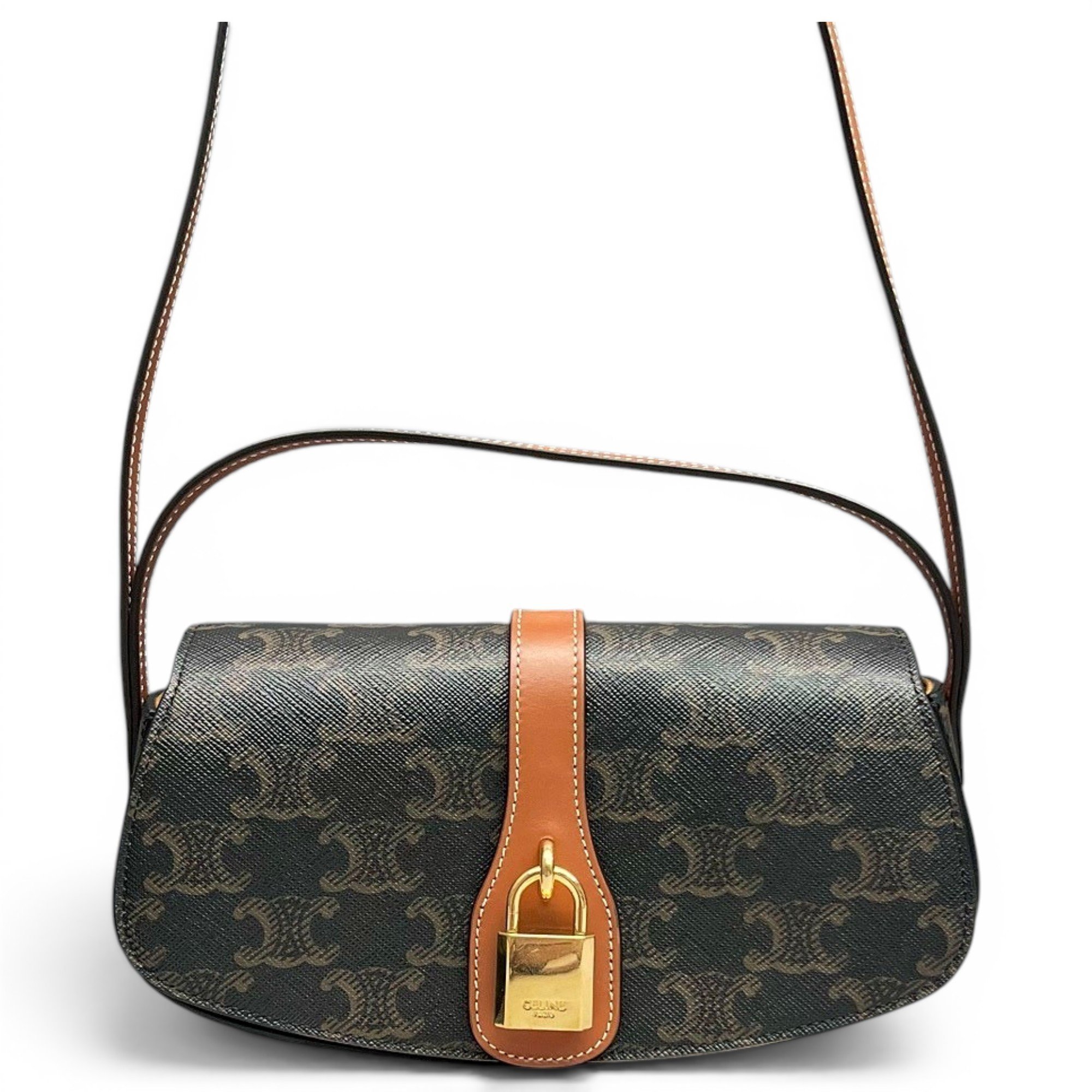 Tabou leather handbag