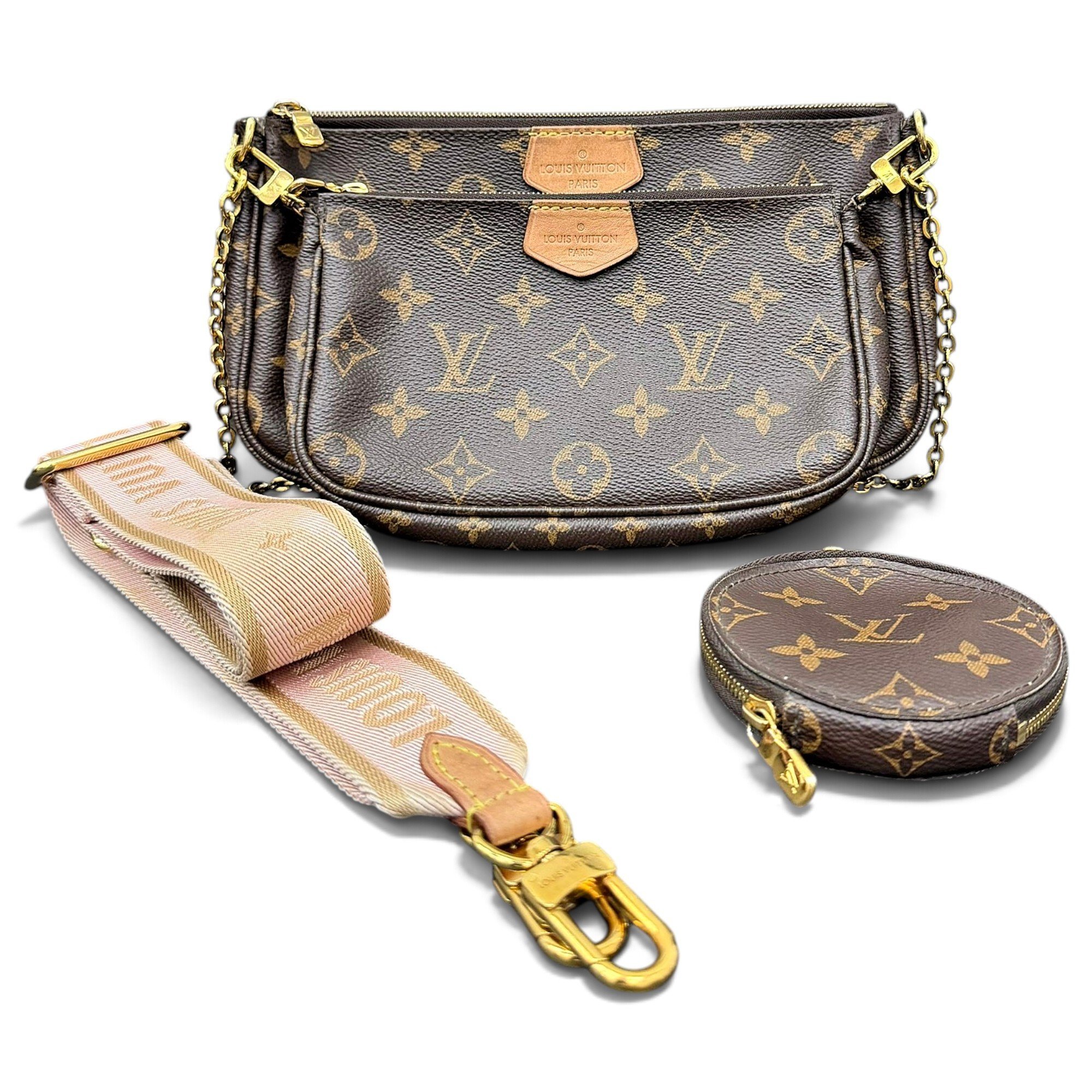 Multi Pochette Accessoires leather handbag
