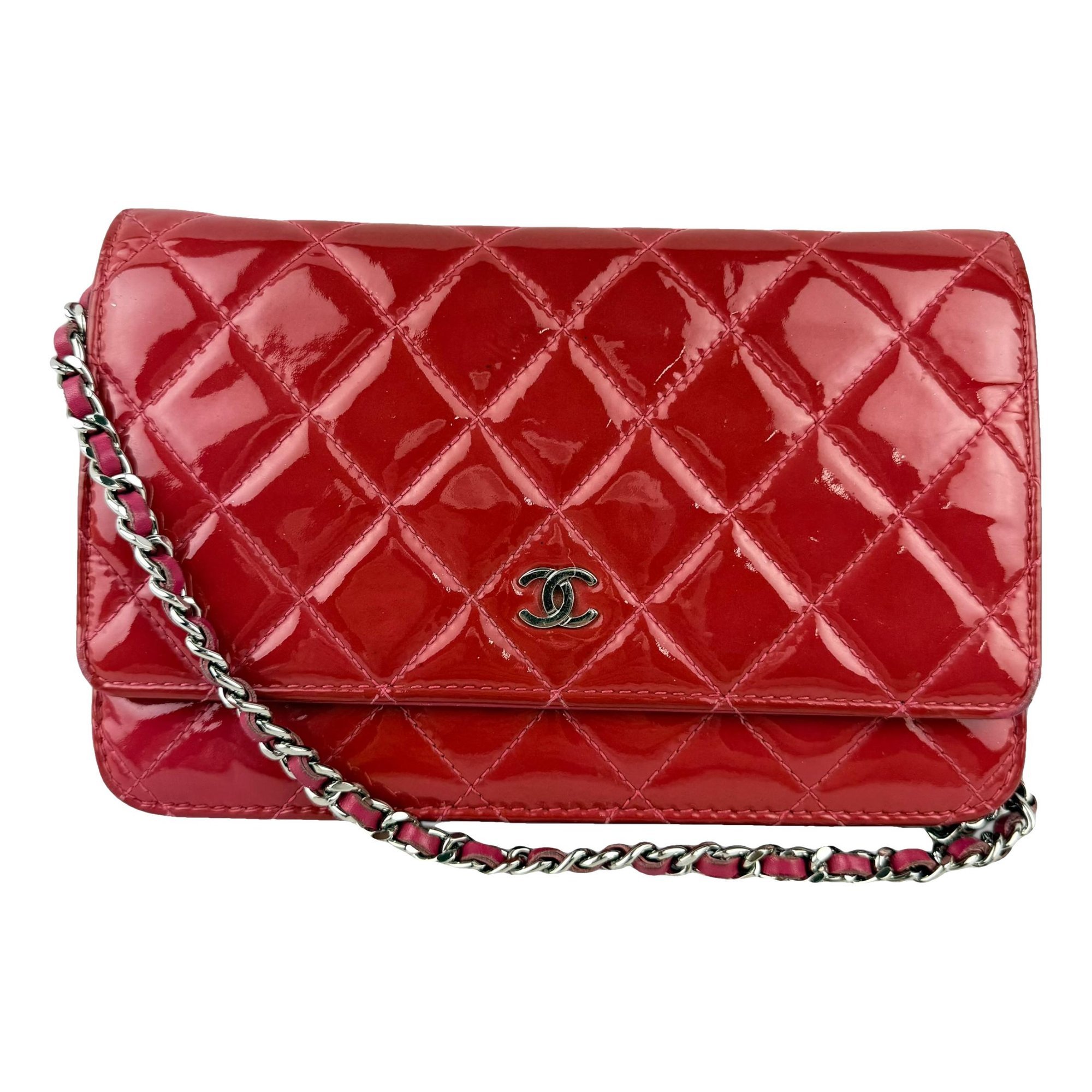 Timeless/Classique patent leather handbag