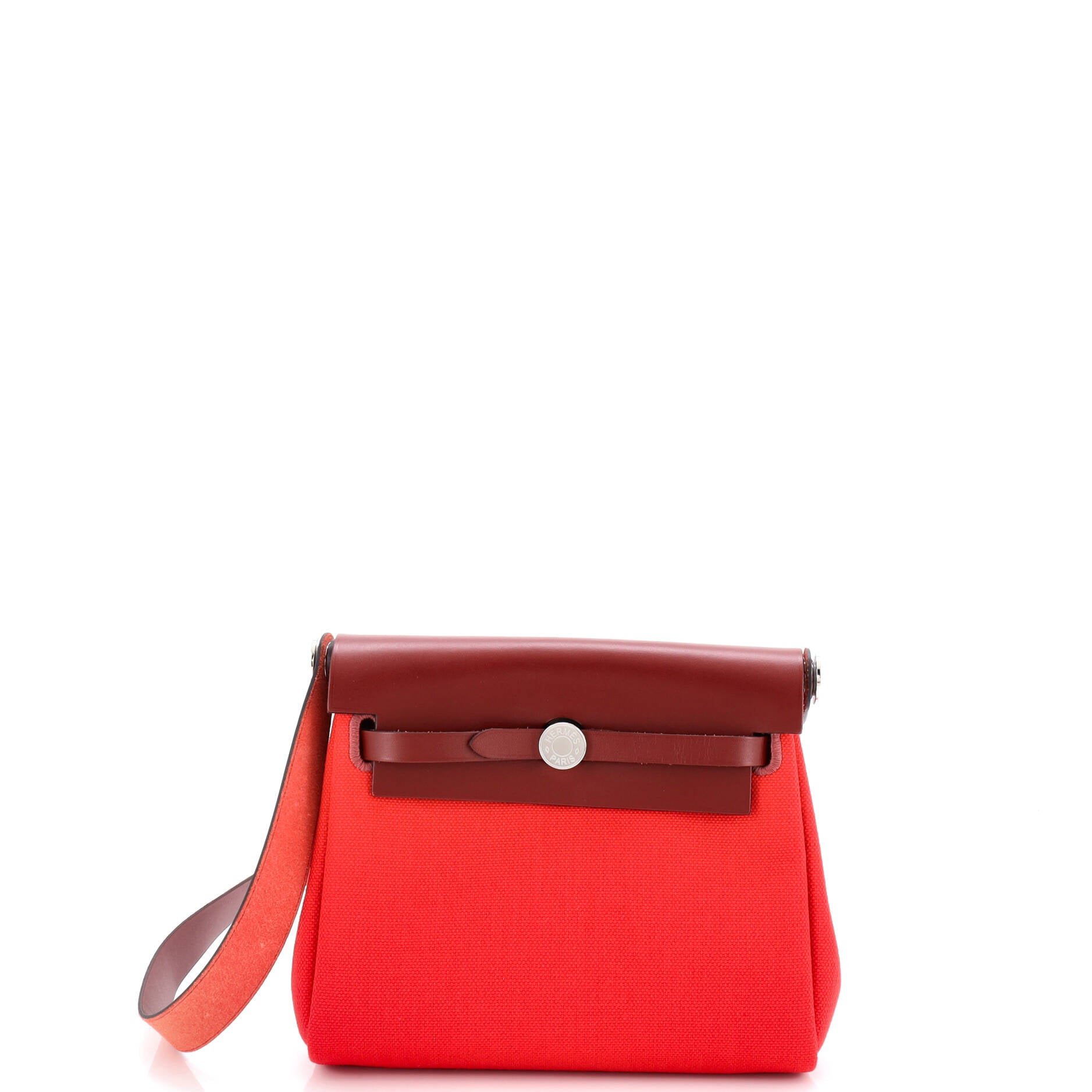 Hermes Herbag Zip Toile and Leather 20