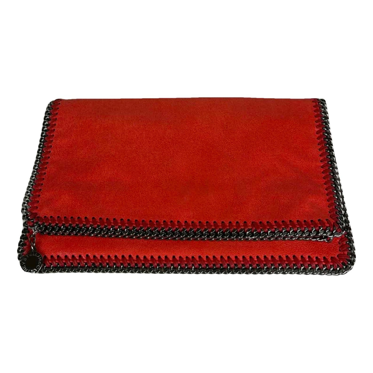 Vegan leather clutch bag