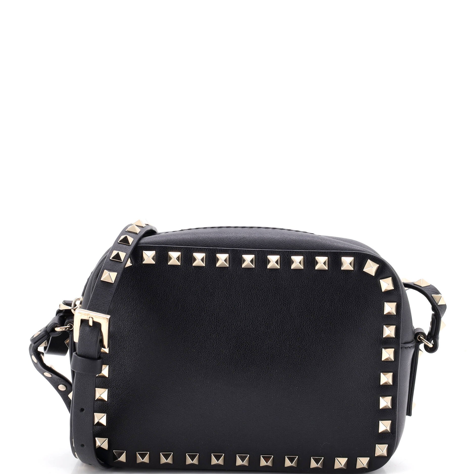 Rockstud Camera Crossbody Bag Leather