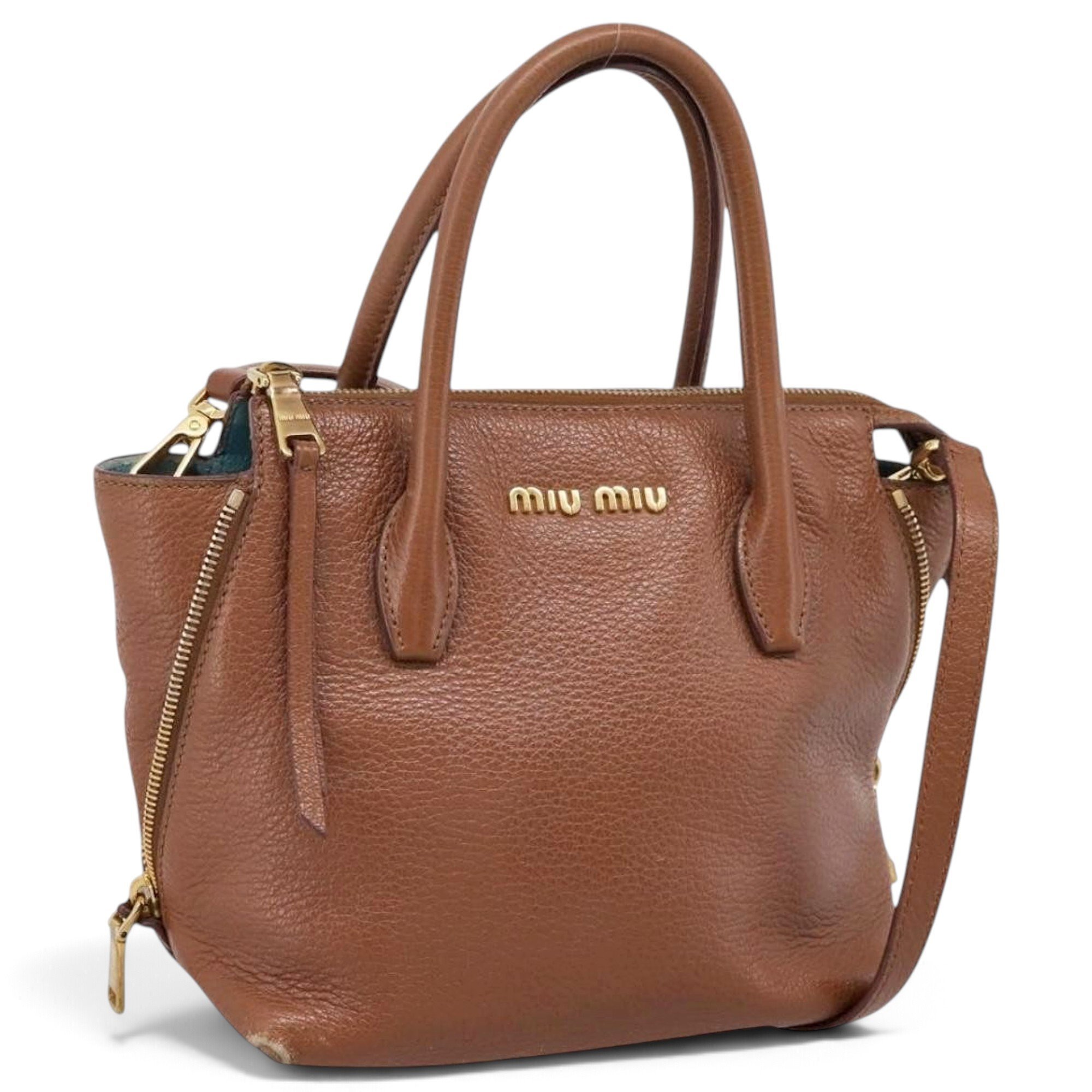 Leather handbag