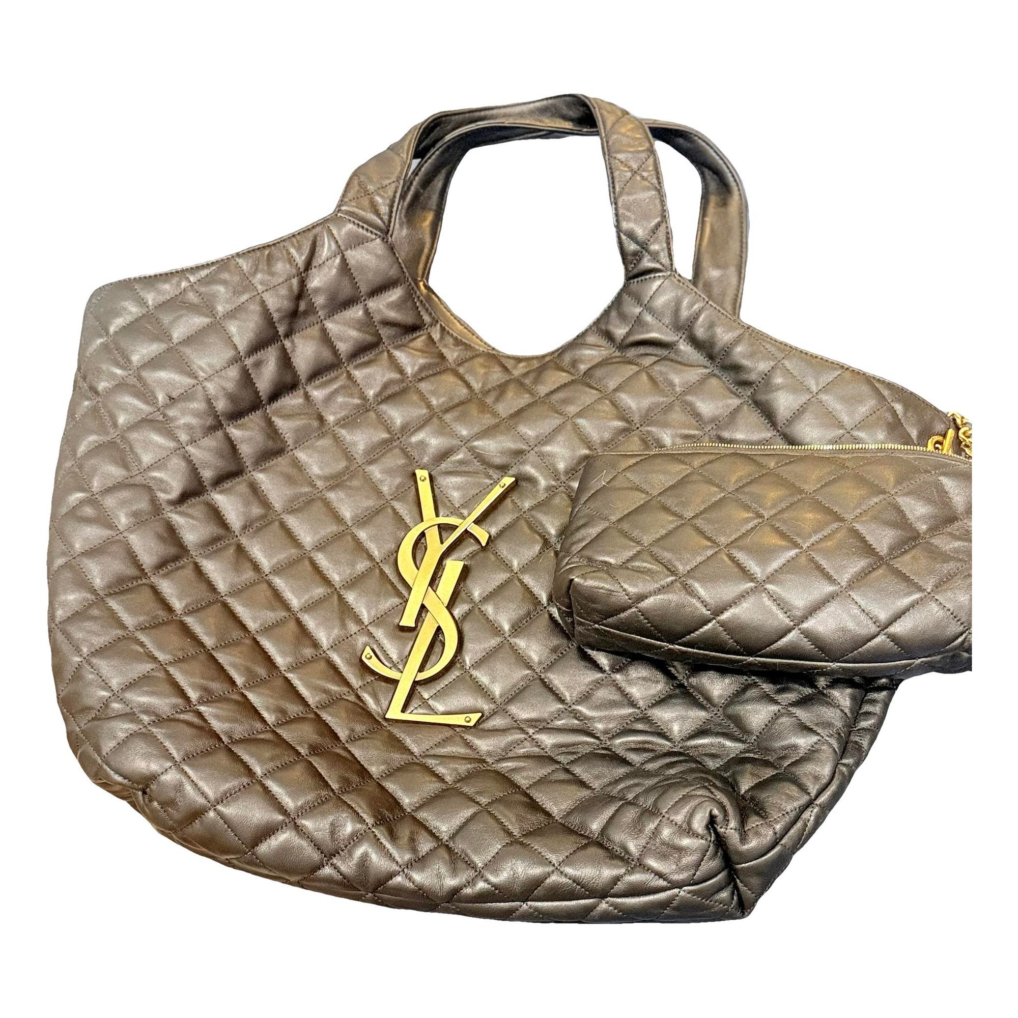 Icare leather tote