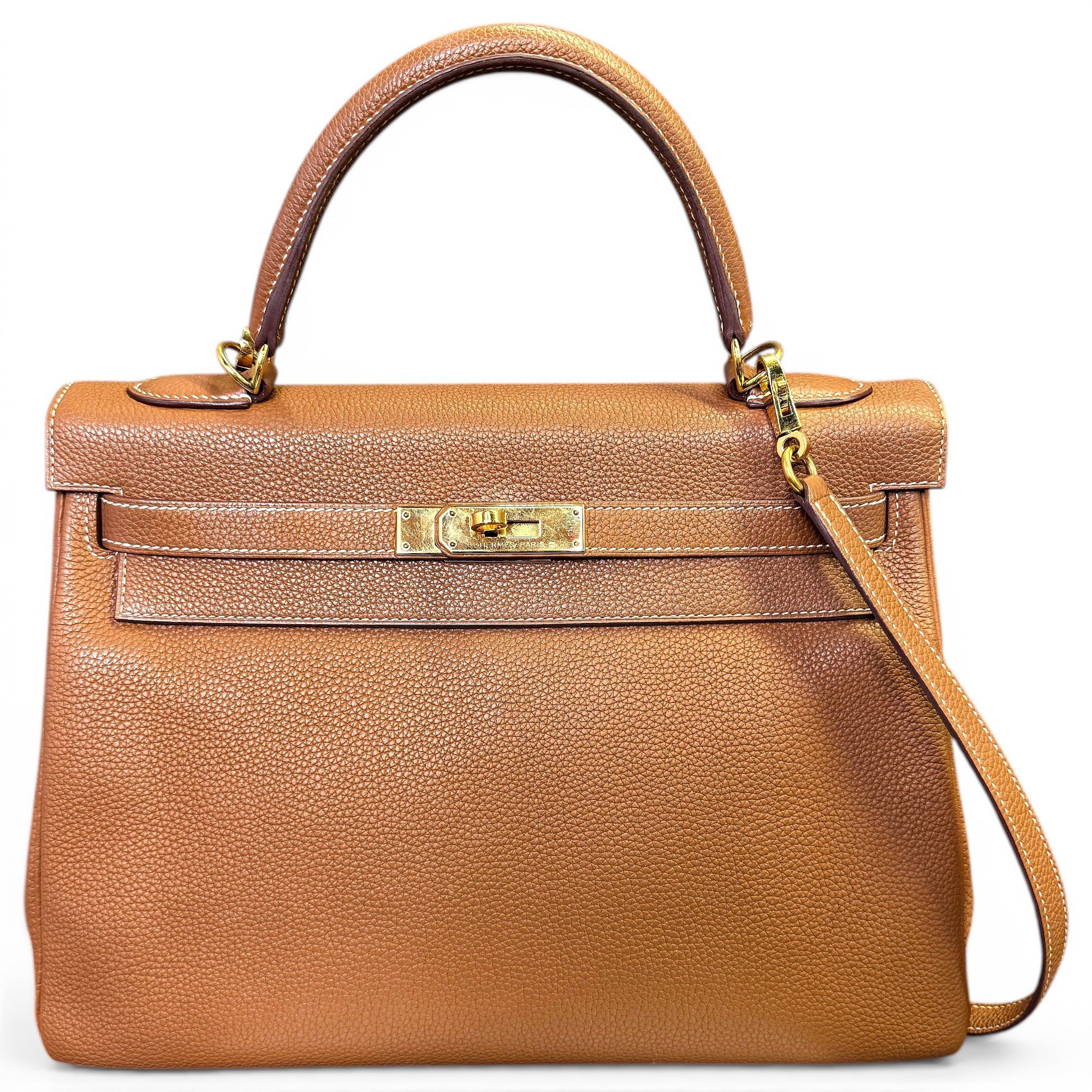 Kelly 32 leather handbag