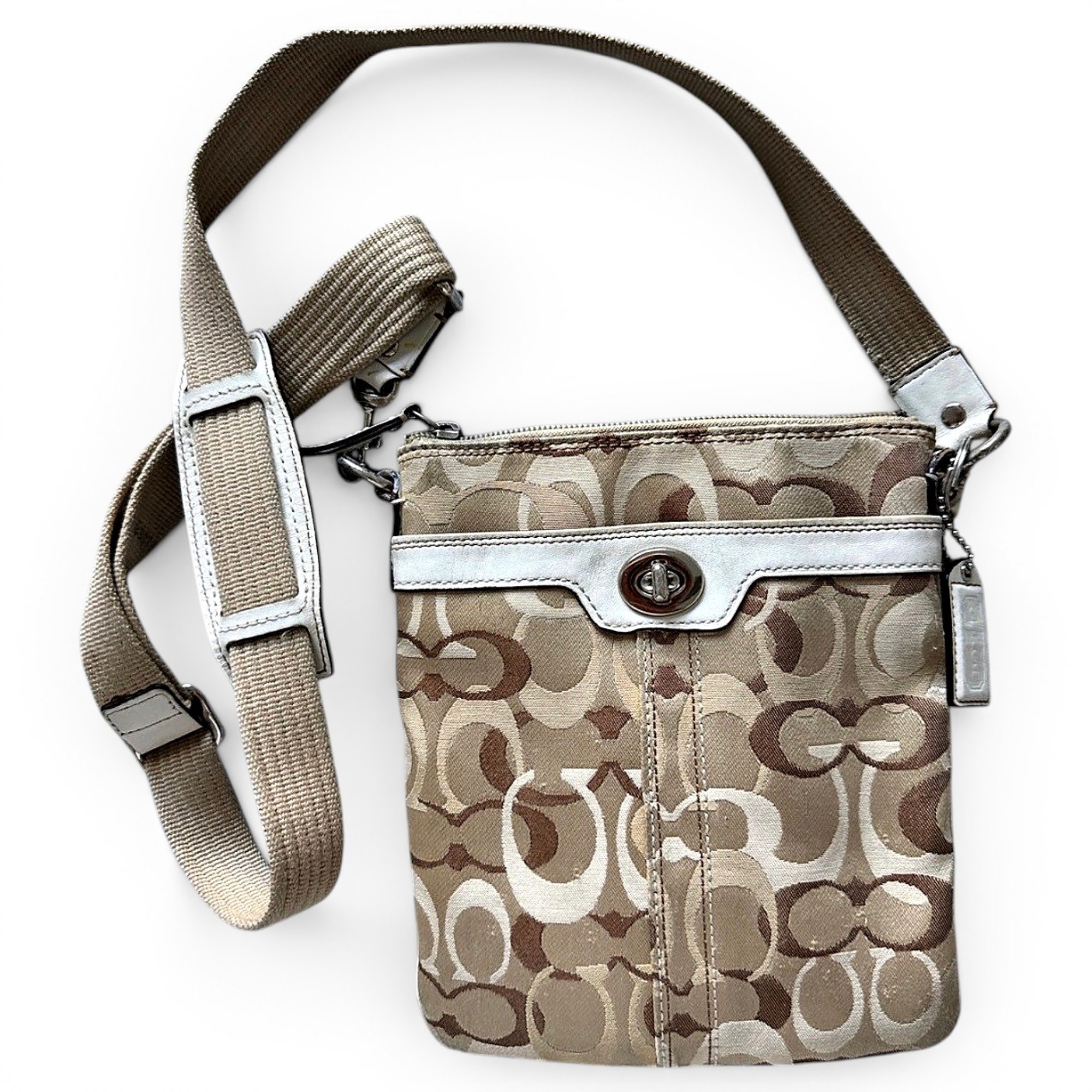 Canvas Courier Crossbody cloth crossbody bag