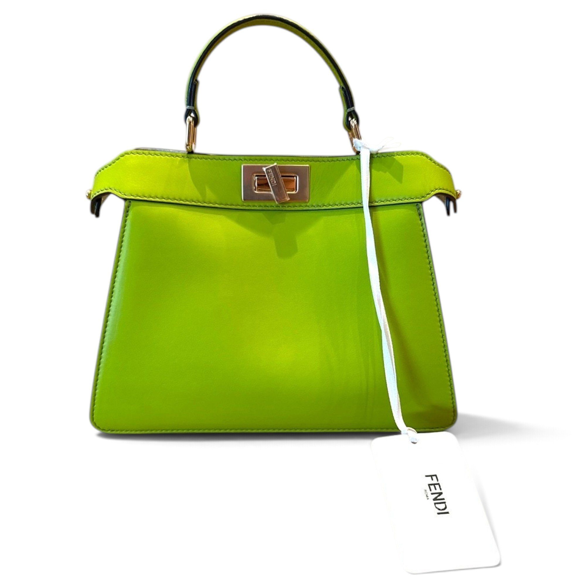 Peekaboo leather handbag