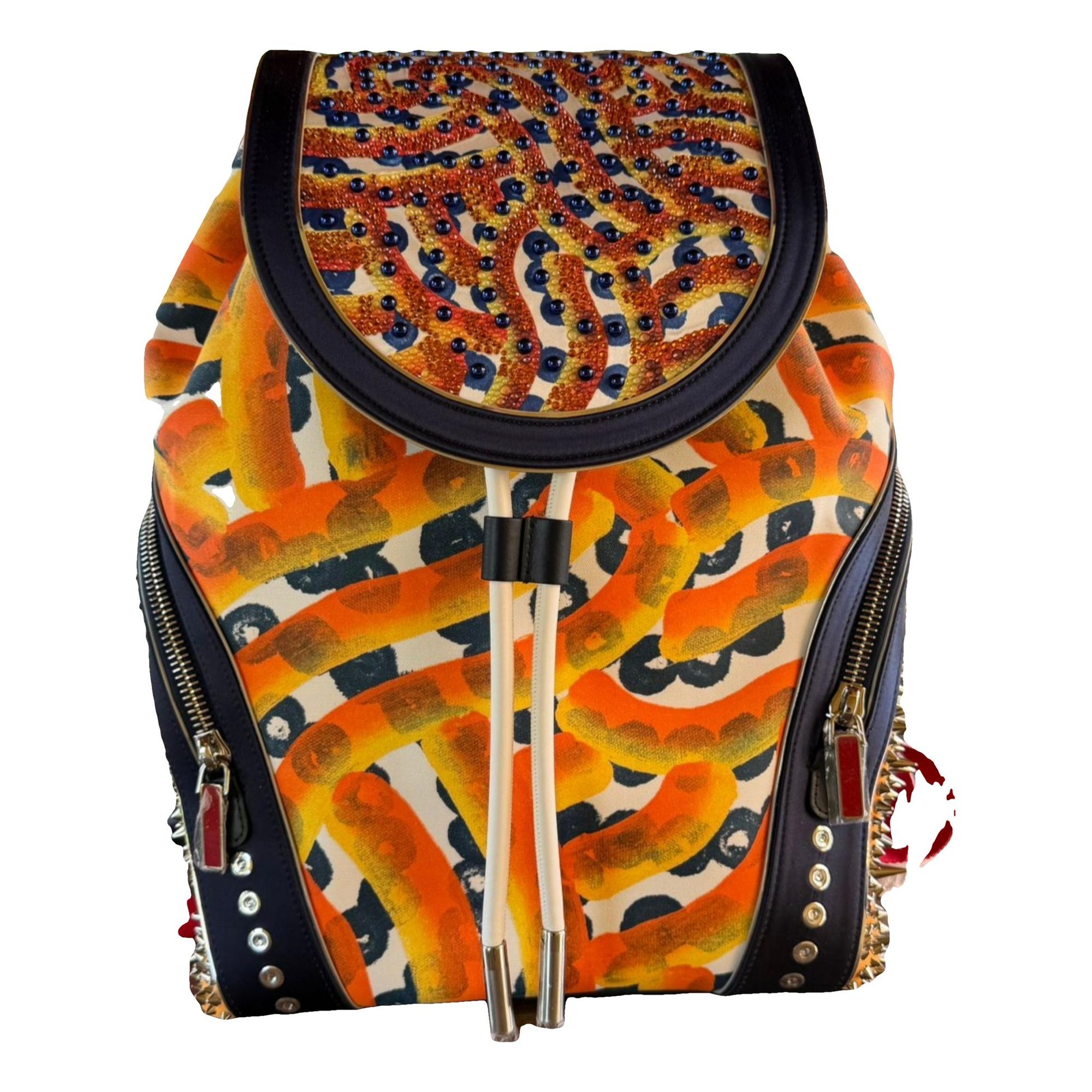 Leather backpack