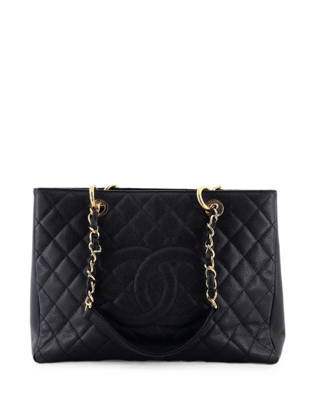 Grand Shopping Quilted Caviar tote bag