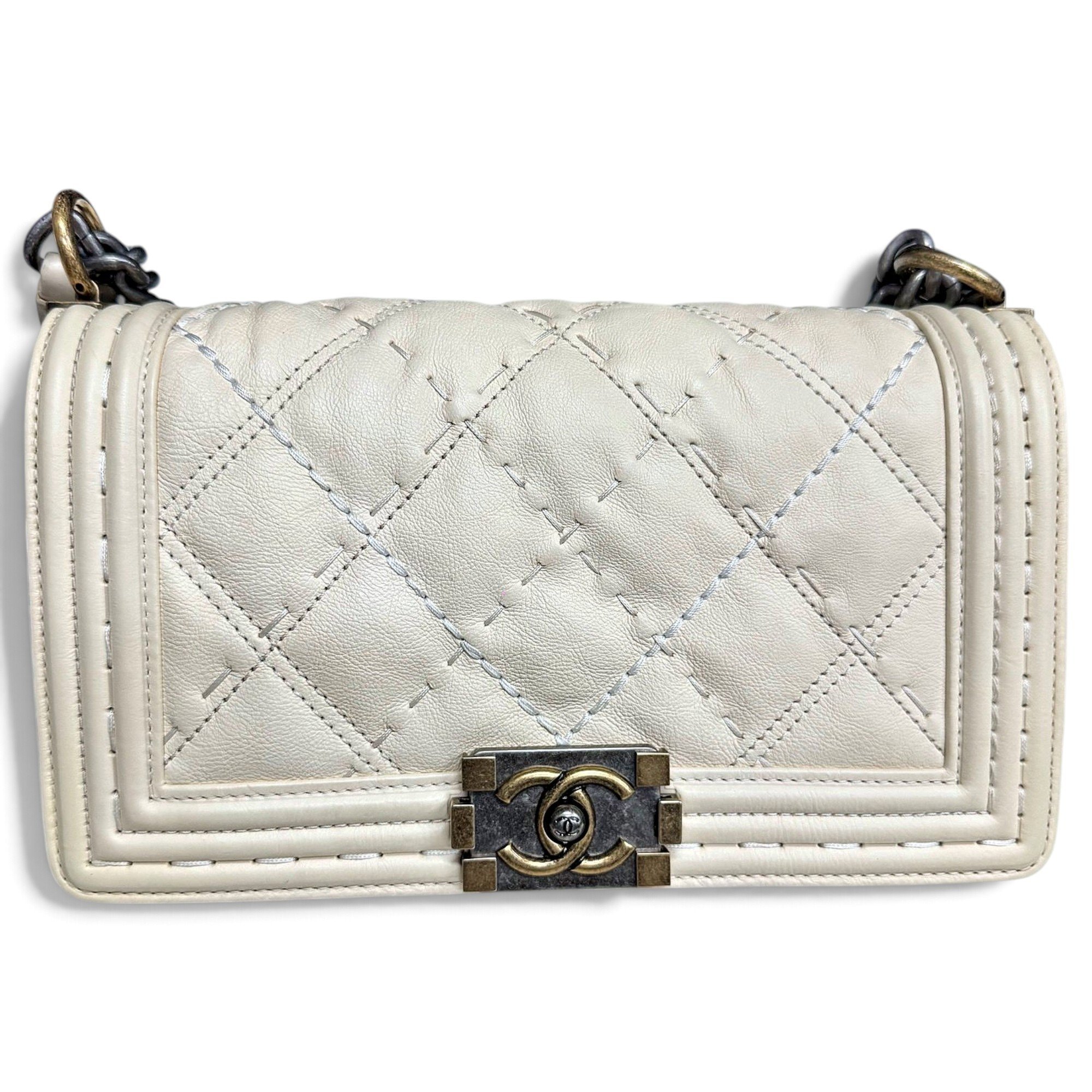 Boy leather crossbody bag