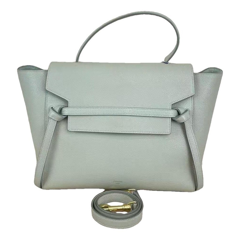 Belt leather handbag