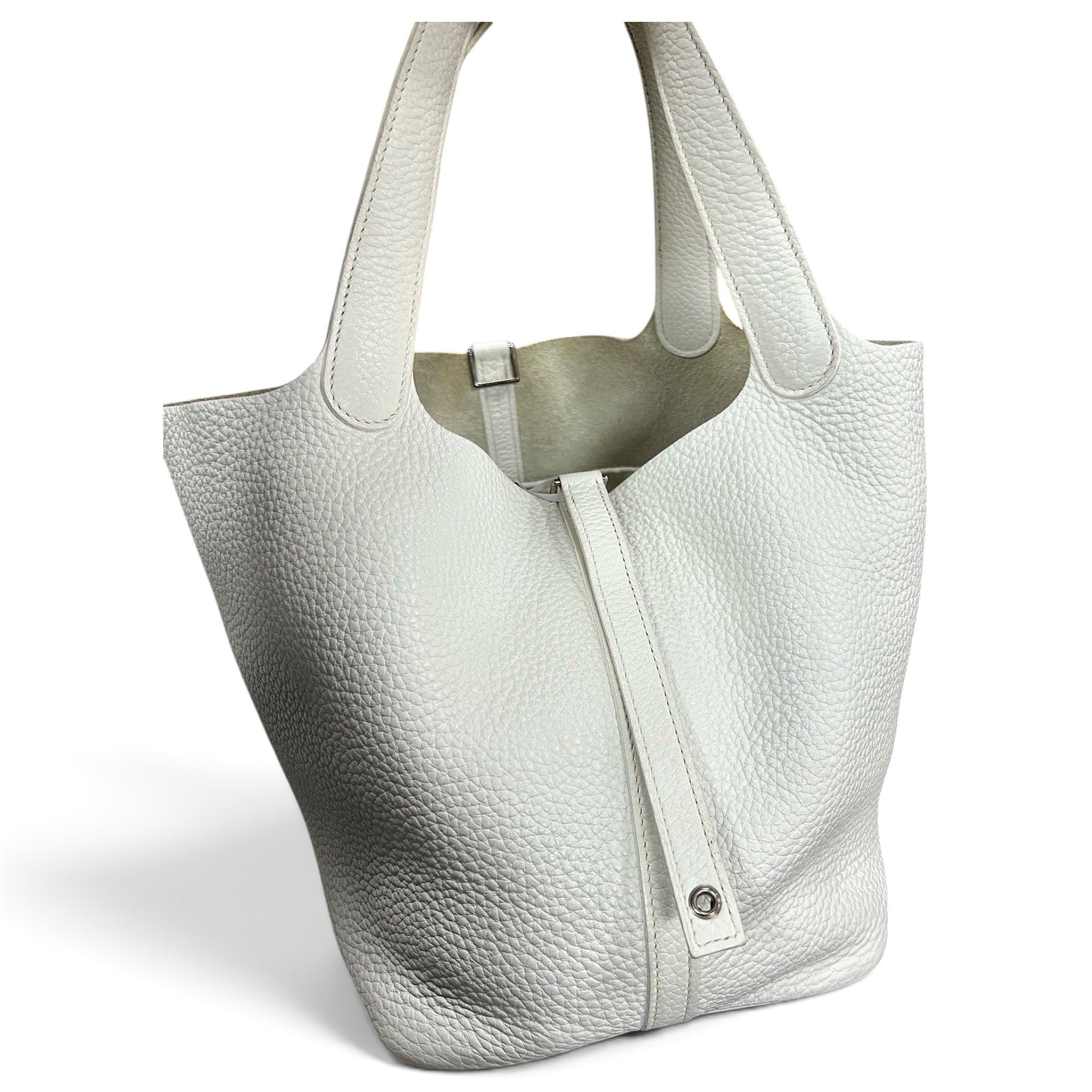 Picotin leather handbag