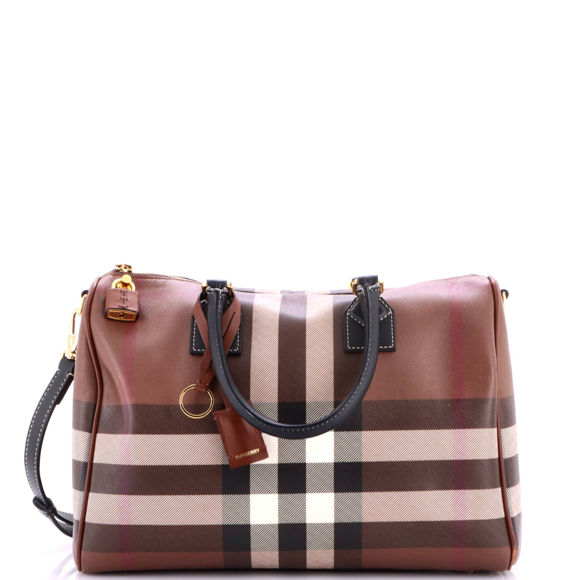 Bowling Bag Check E-Canvas Medium