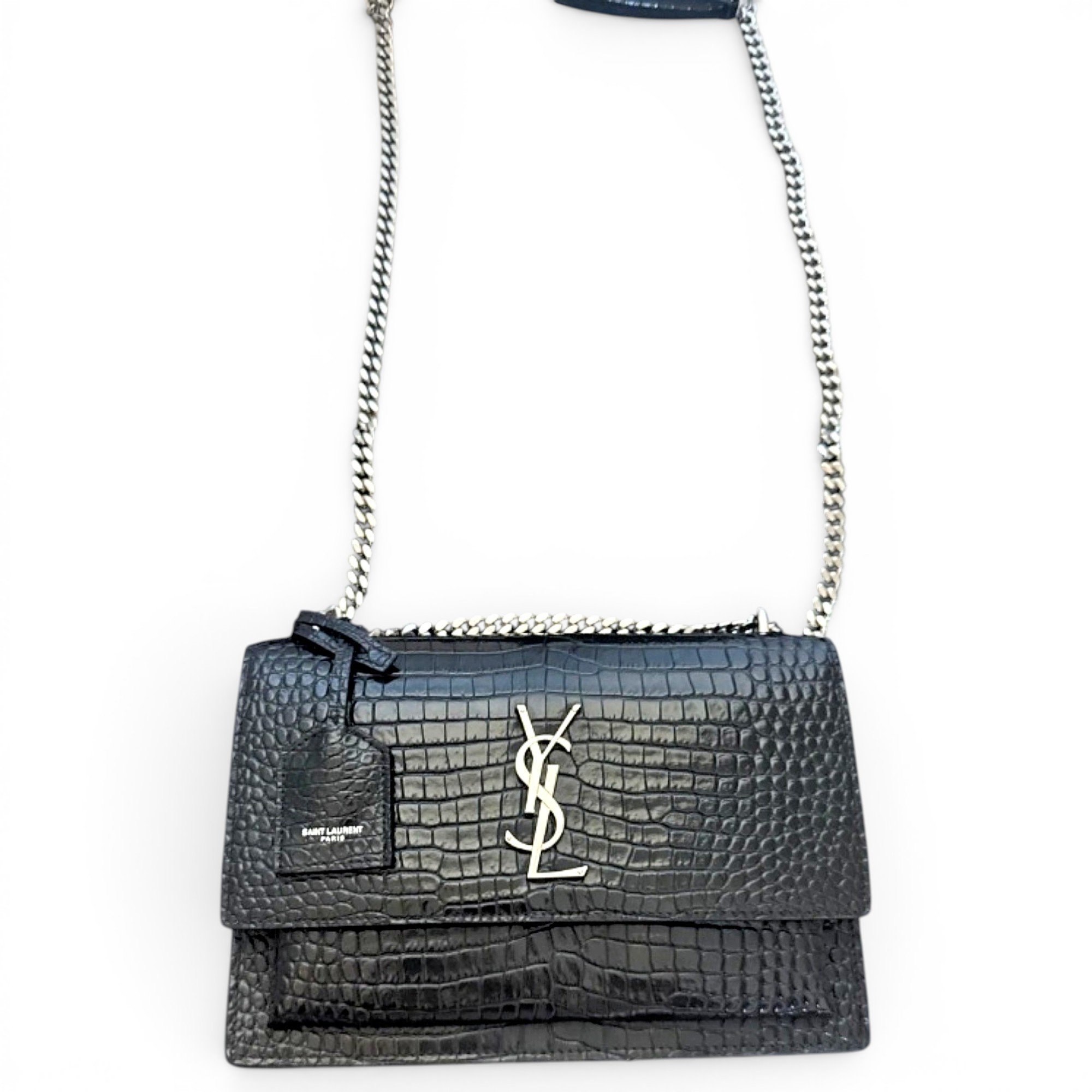 Sunset leather crossbody bag