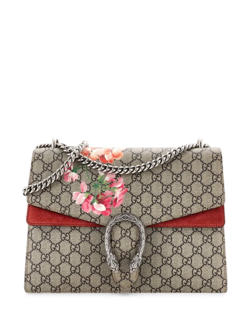 Dionysus Bag Blooms Print GG Coated Canvas Medium shoulder bag