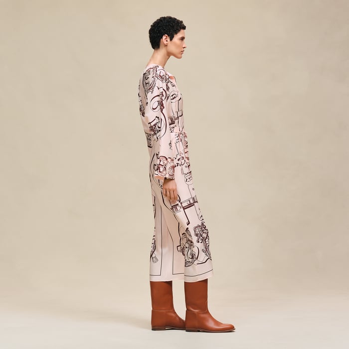 Rose Opaline "Ferronnerie Remix" Caftan