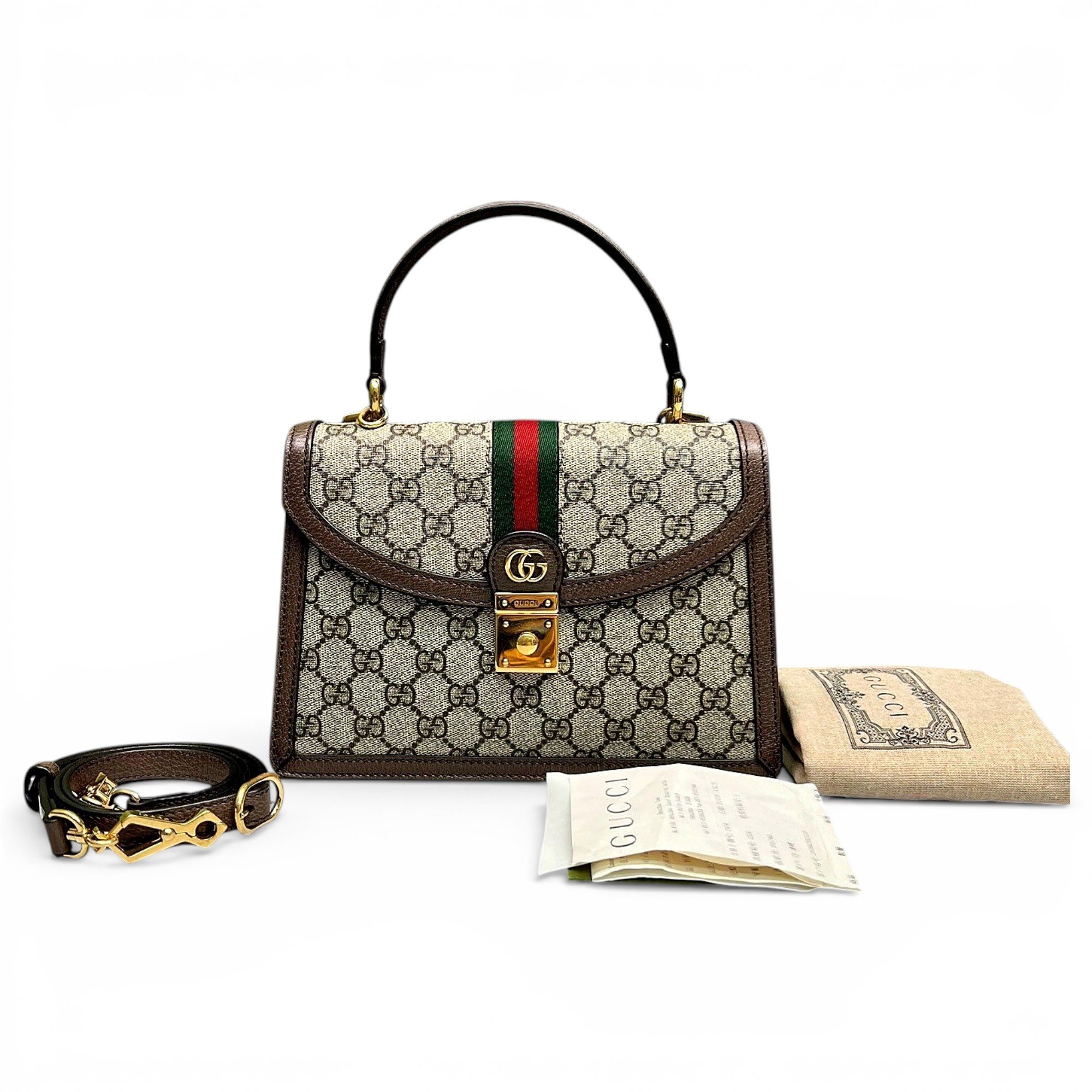 Leather handbag