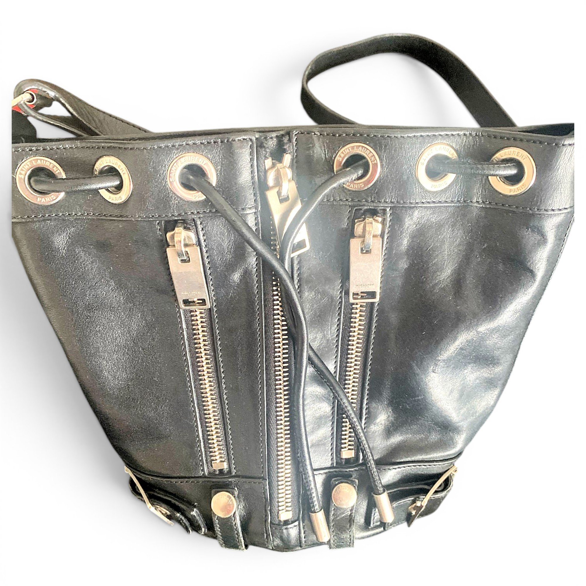 Leather crossbody bag