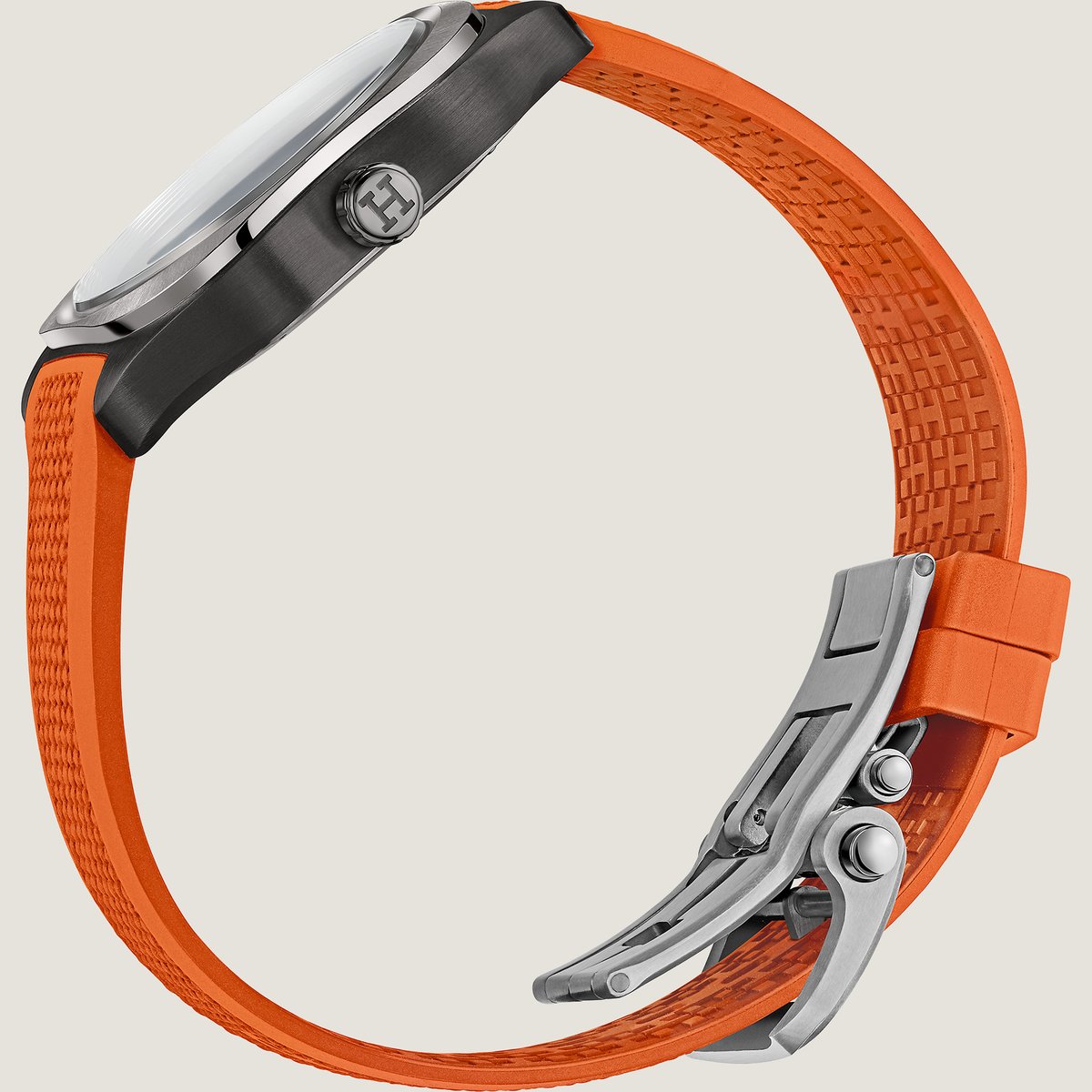 Sans Coloris Hermès H08 Watch, 42 mm
