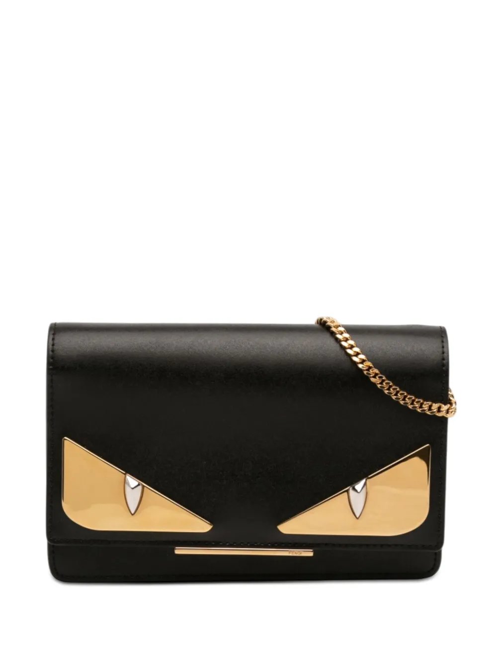 2010-2026 Leather Eye Monster Tube Wallet On Chain crossbody bag