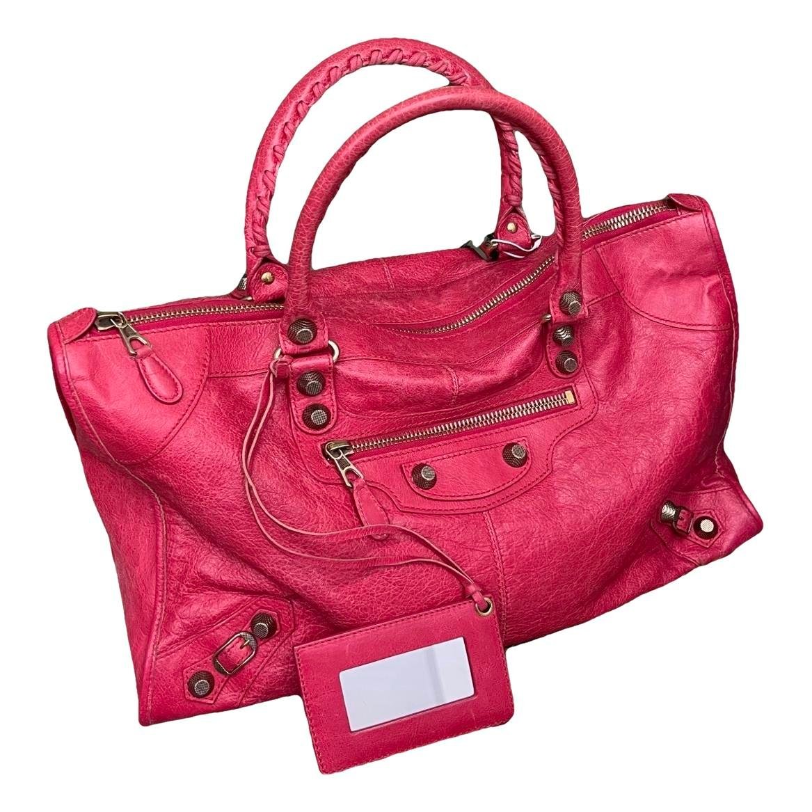Leather handbag
