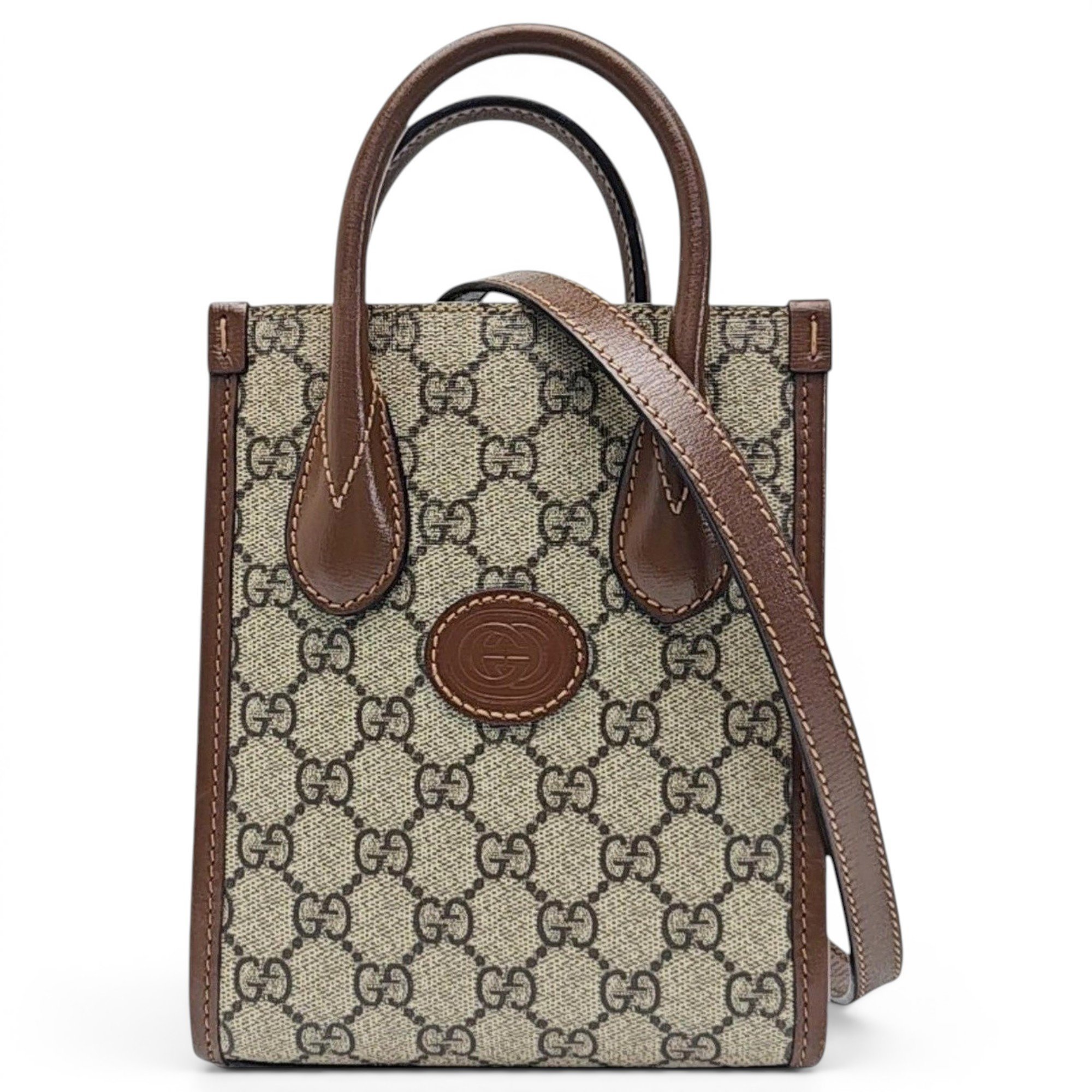 Leather handbag