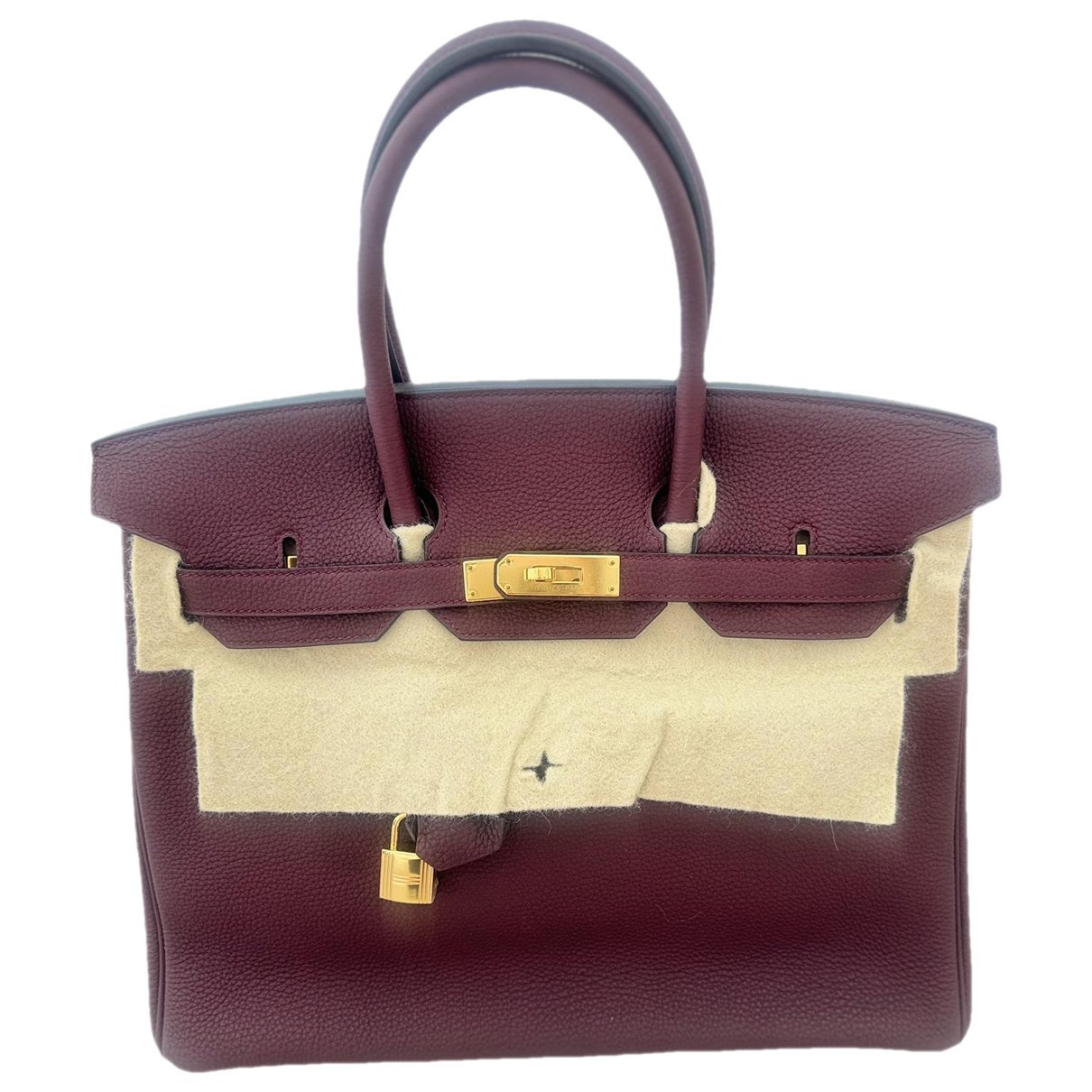 Birkin 35 leather handbag