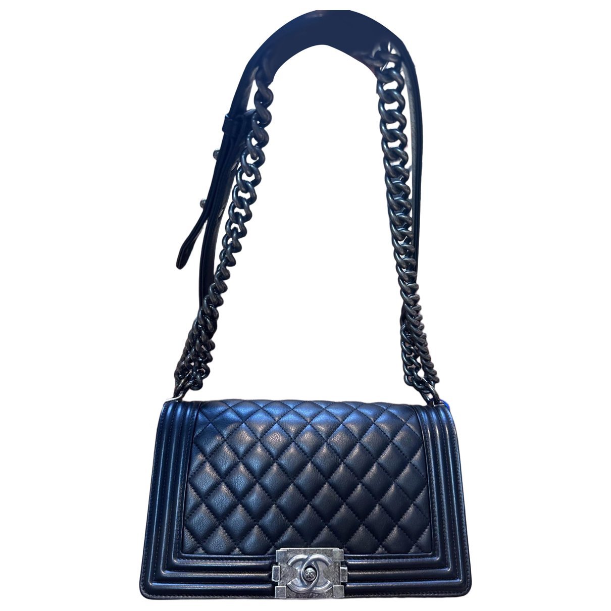 Boy leather crossbody bag