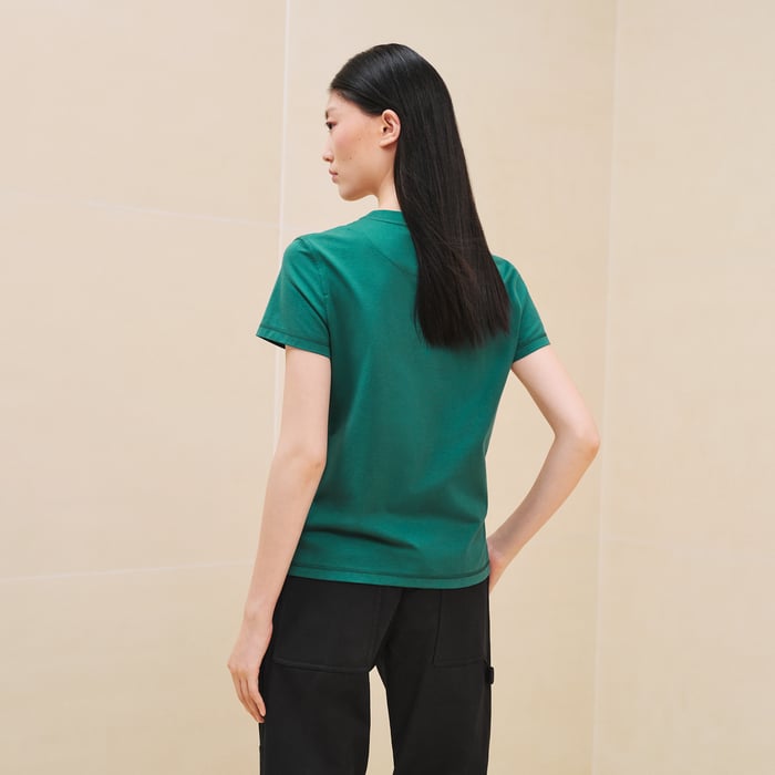 Vert Acanthe Embroidered Pocket T-shirt