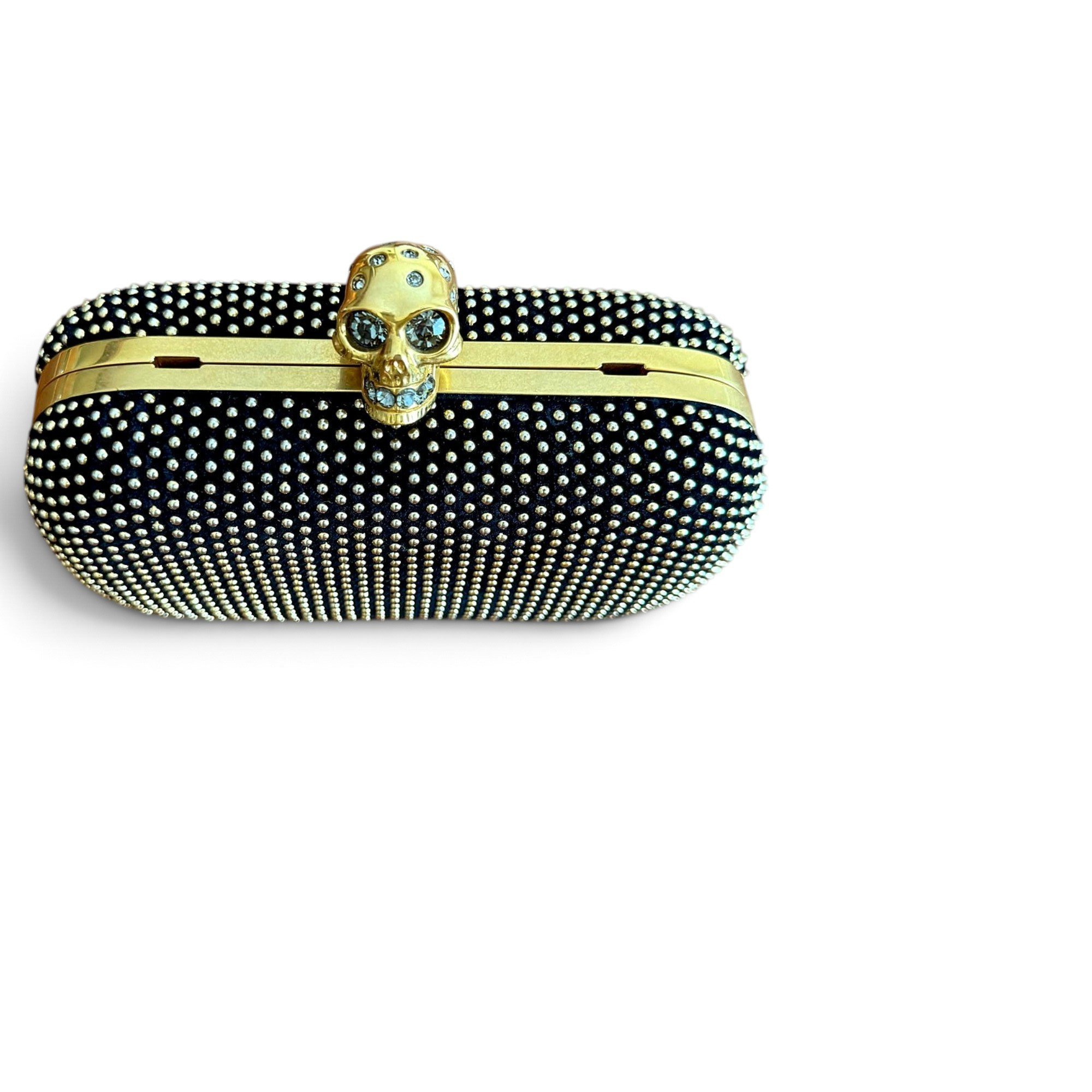 Skull clutch bag