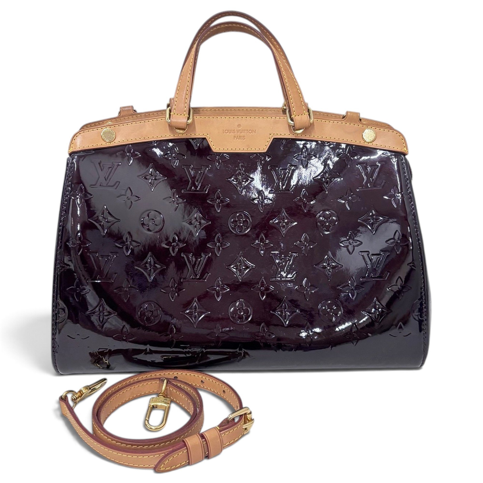 Bréa patent leather bag