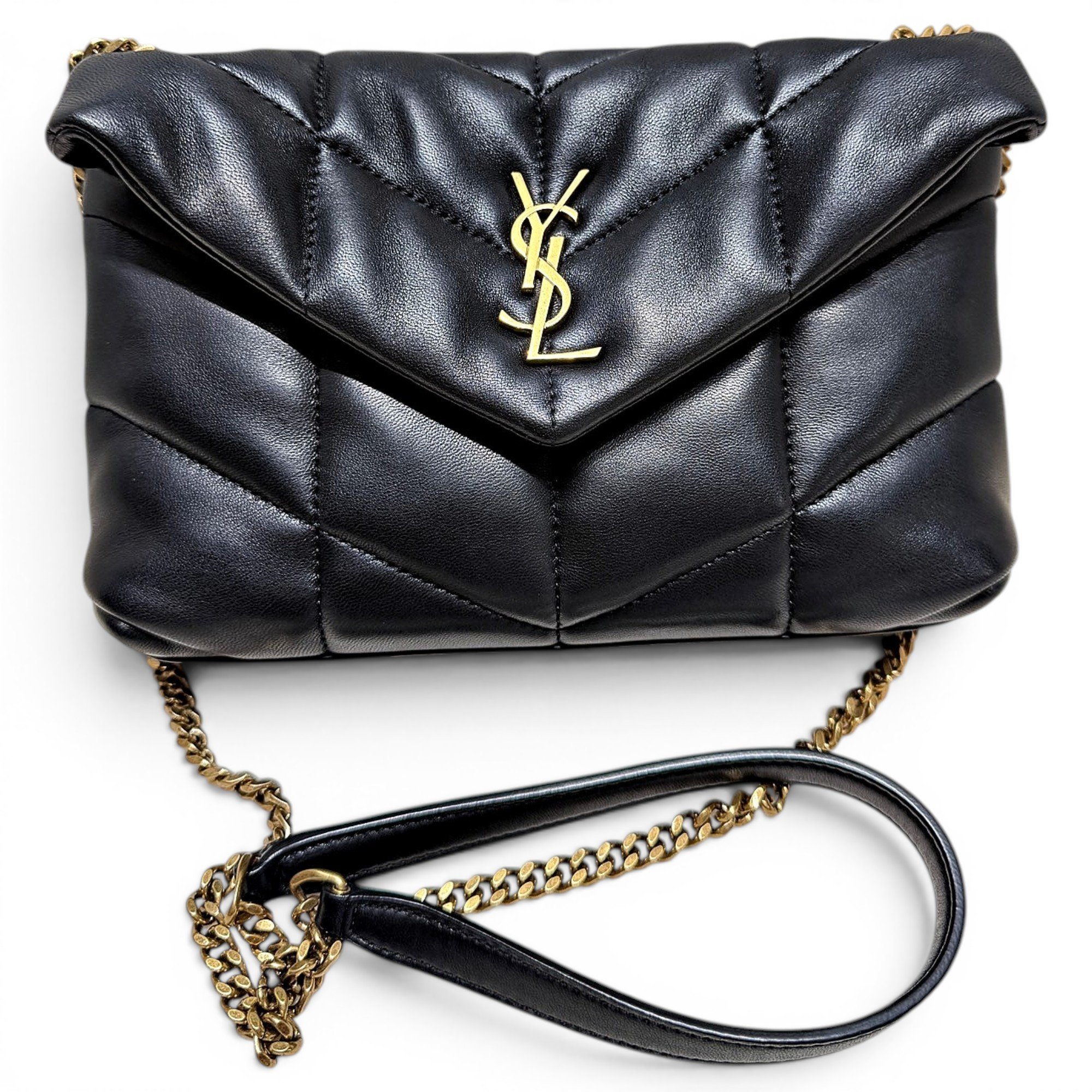 Loulou Puffer leather crossbody bag