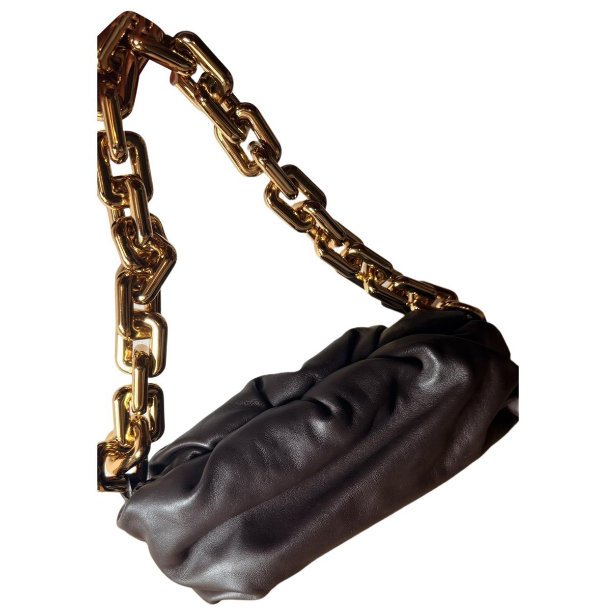 Chain Pouch leather handbag