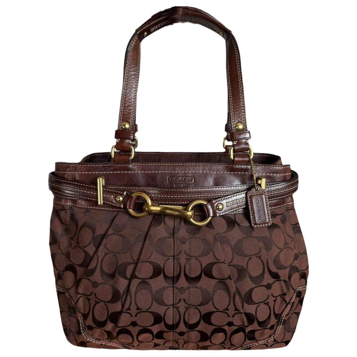 Signature Sufflette cloth handbag