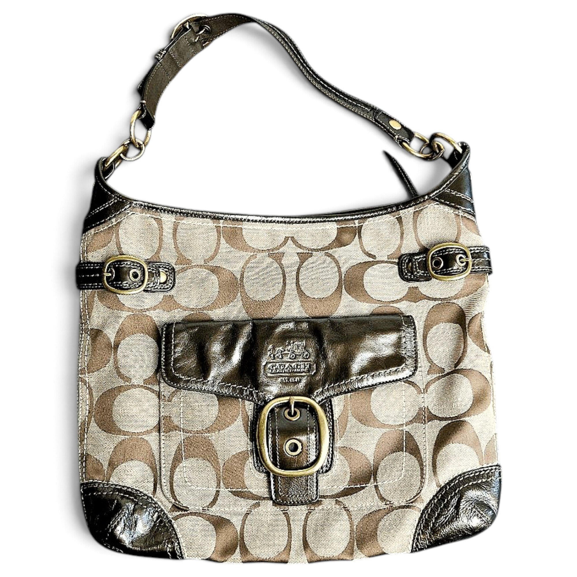 Signature Sufflette cloth handbag