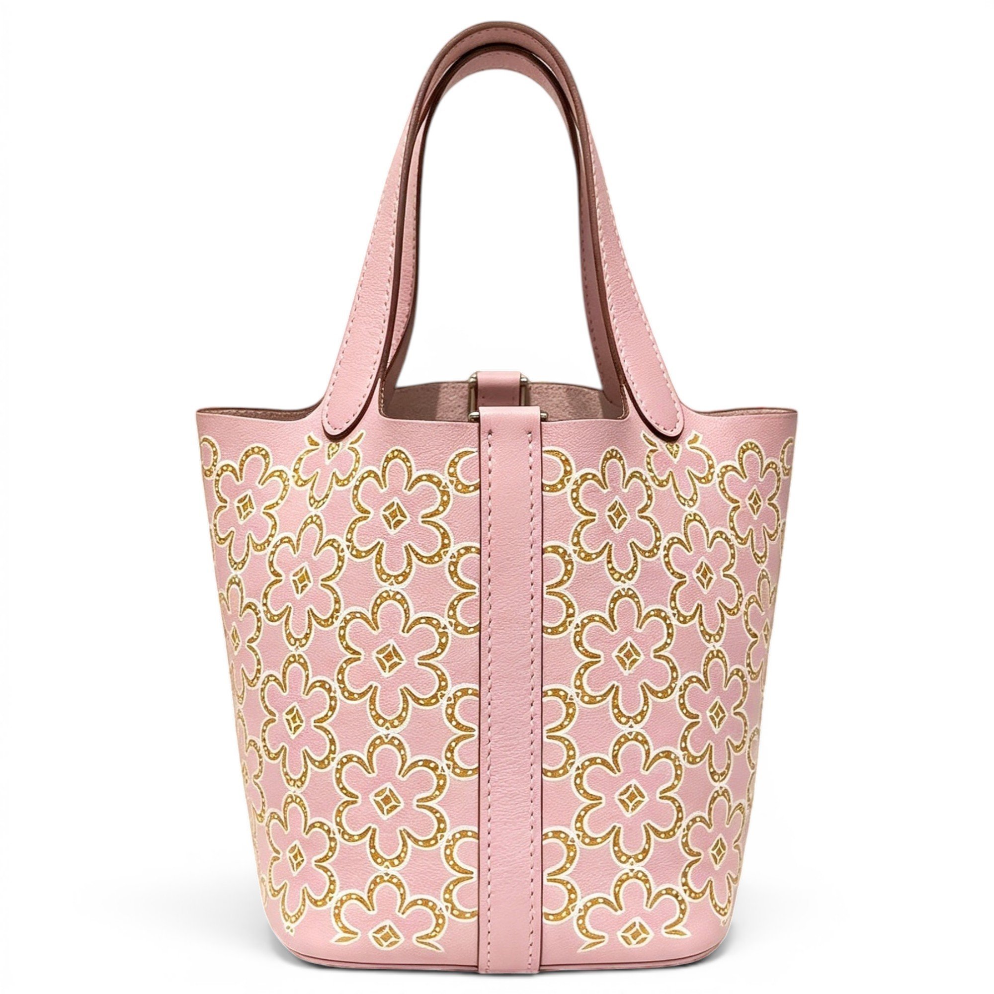 Picotin leather handbag