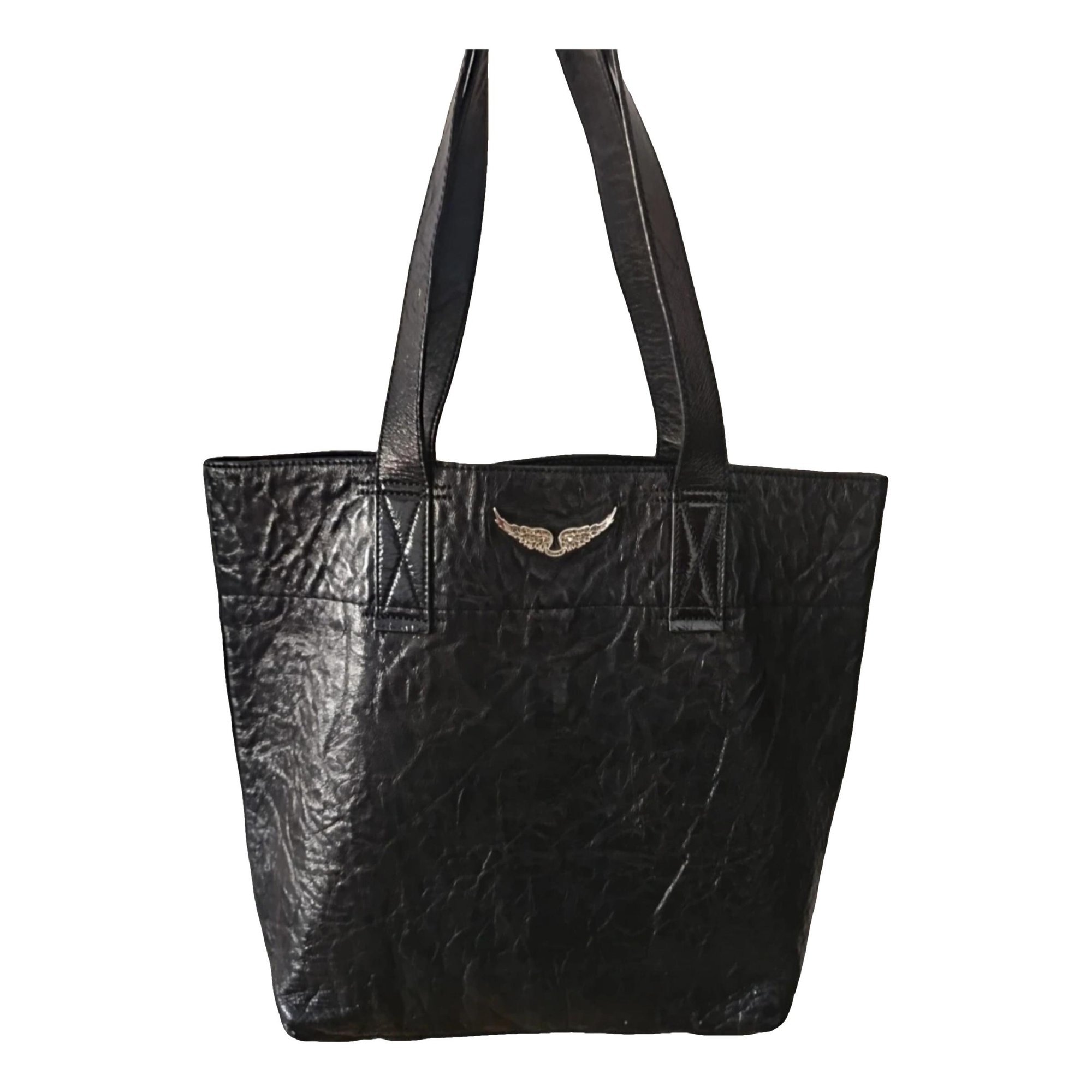 Leather tote
