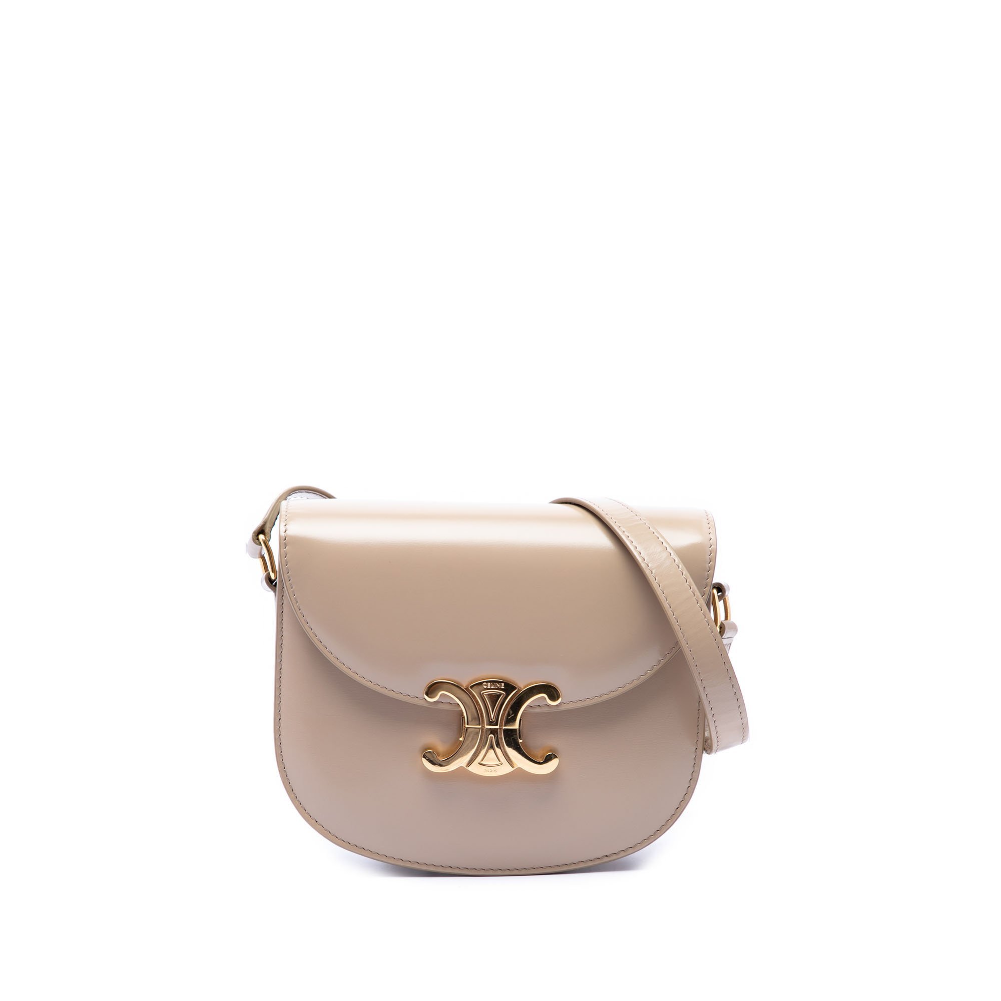 Triomphe leather handbag