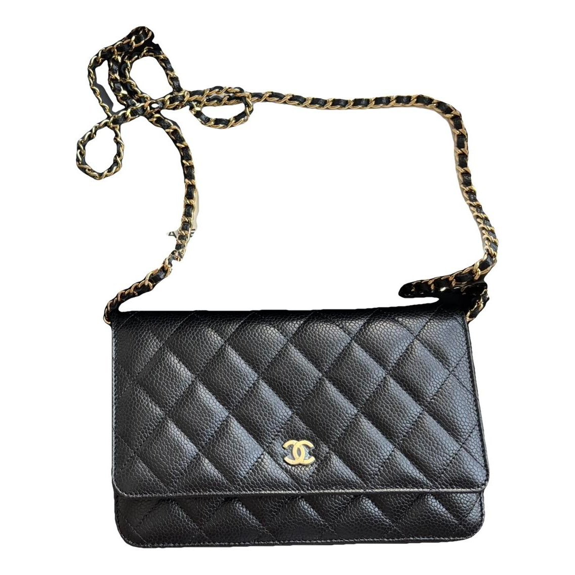 Wallet On Chain Timeless/Classique leather crossbody bag