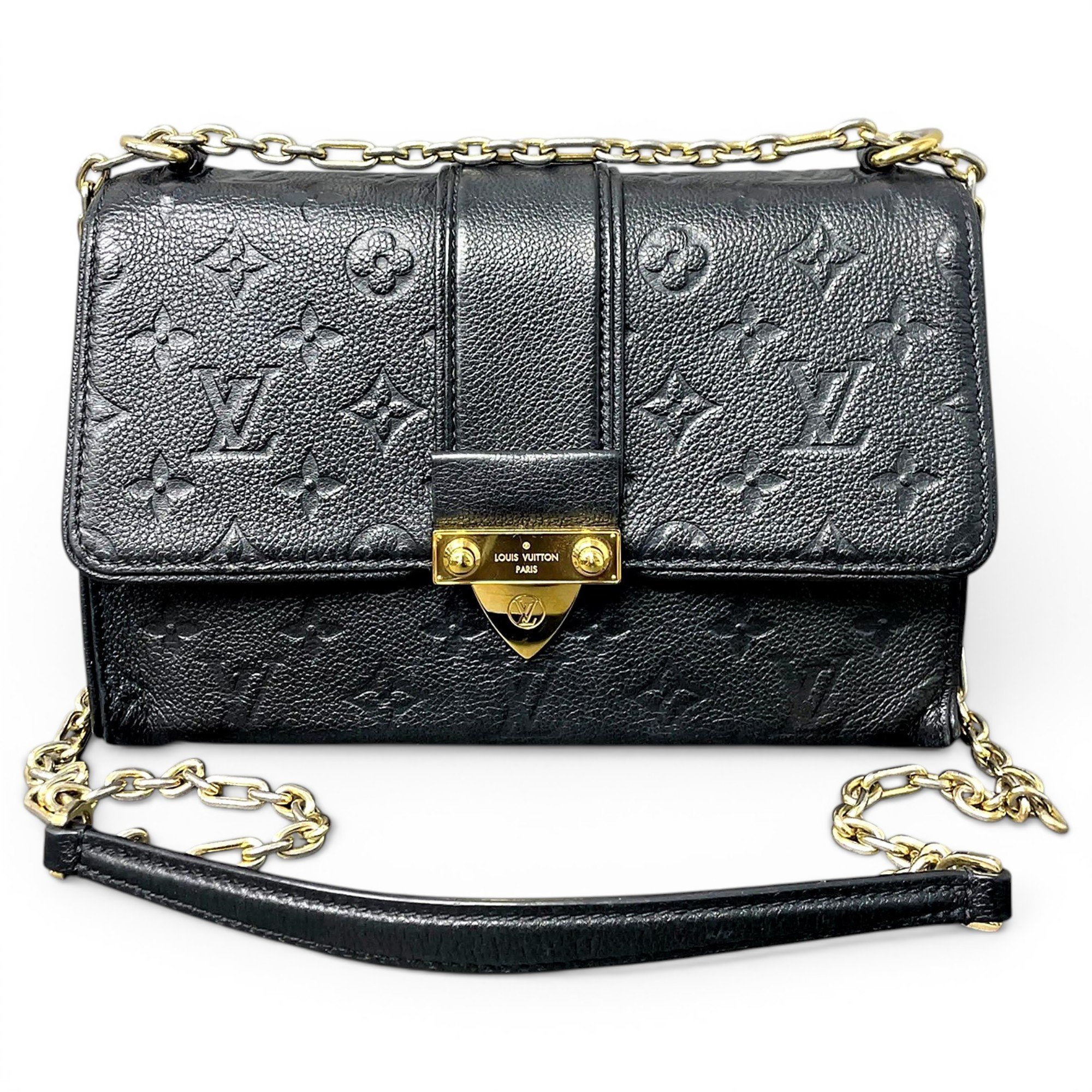 Saint Sulpice leather crossbody bag