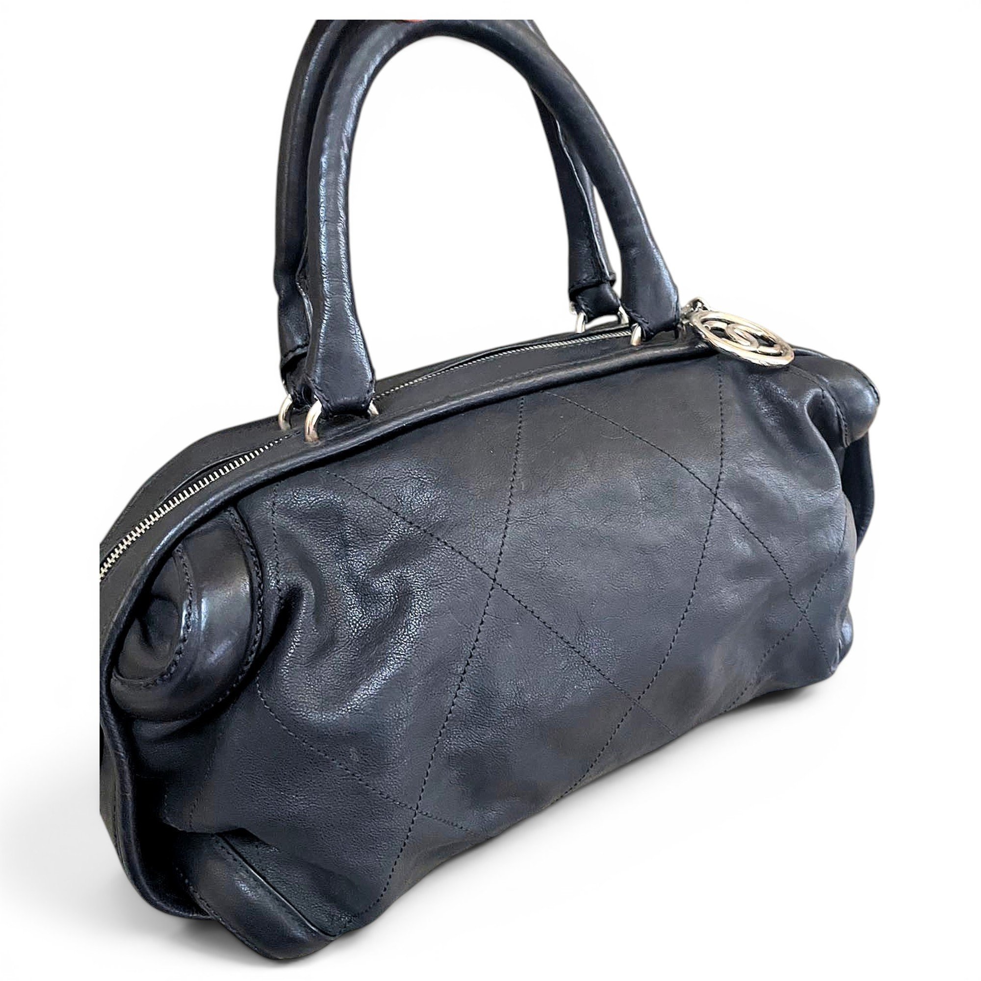 Leather handbag