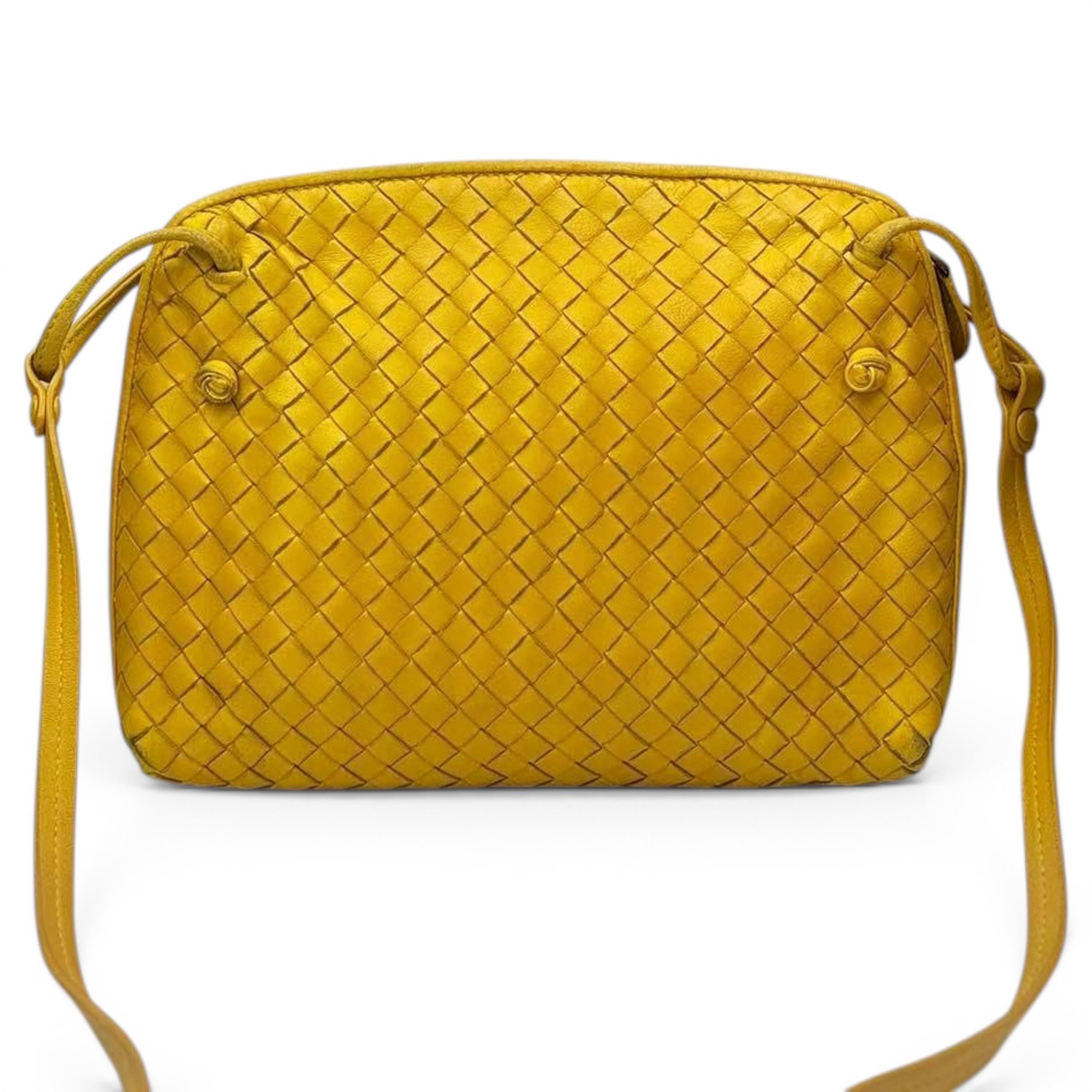 Loop leather handbag