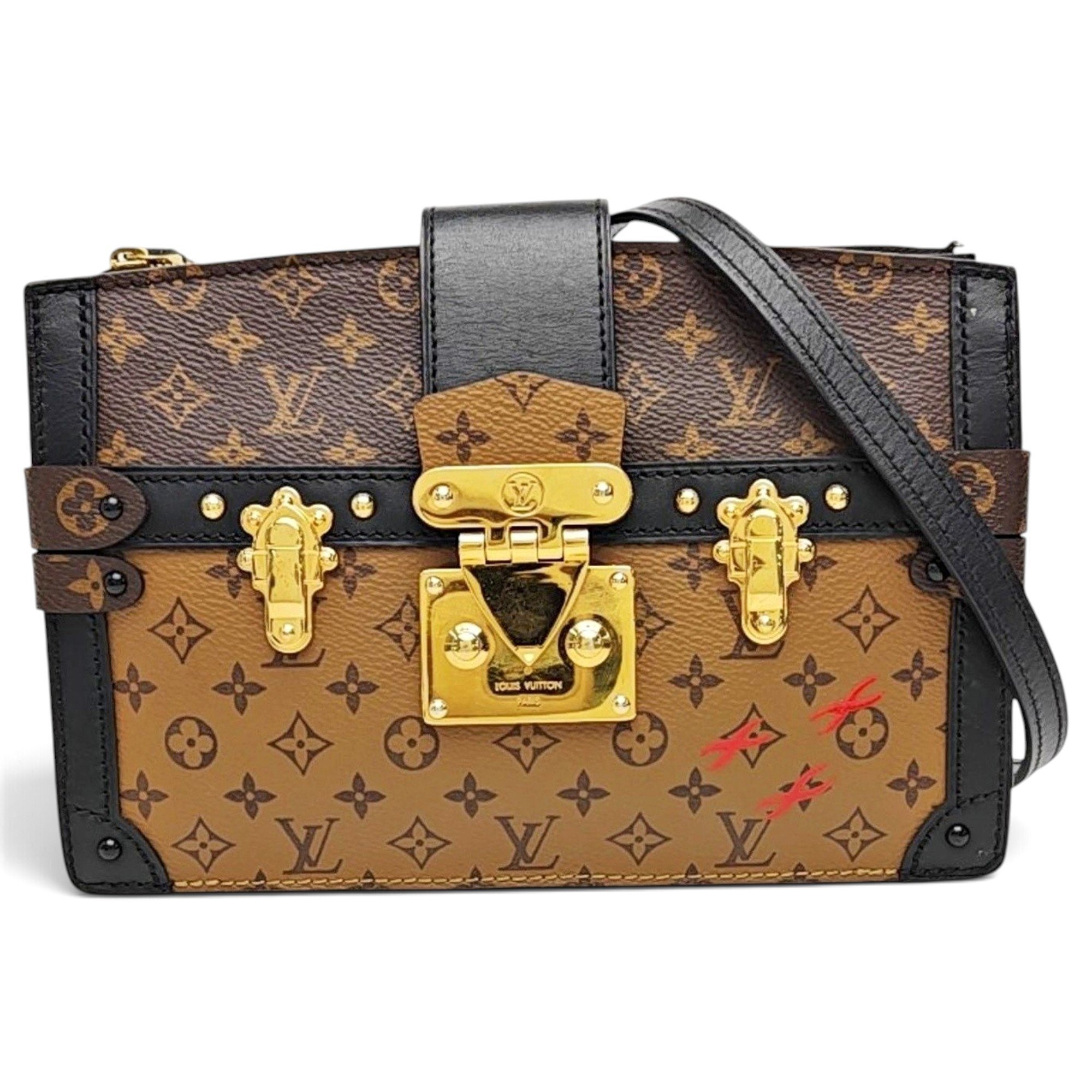 City Trunk leather handbag
