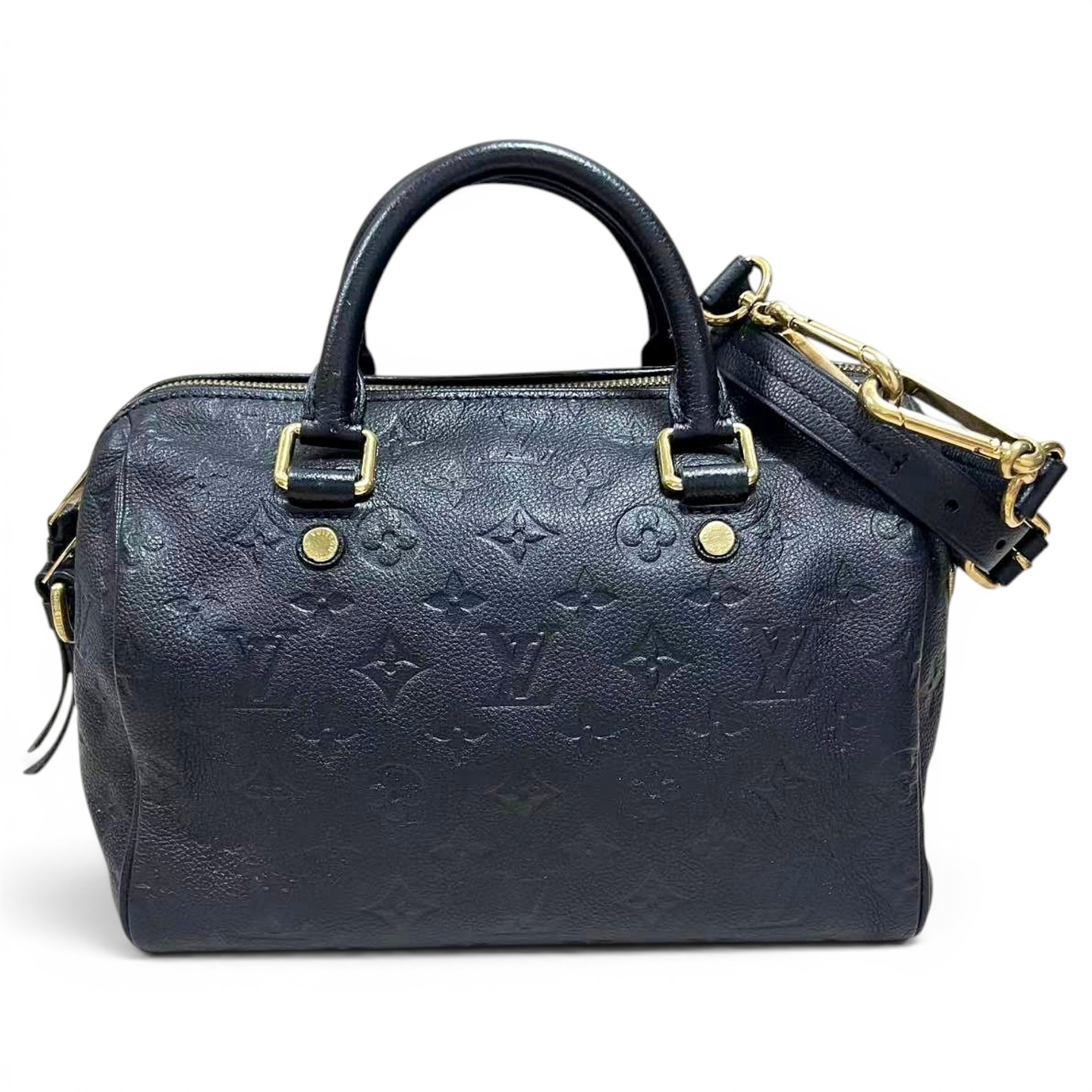 Speedy leather handbag