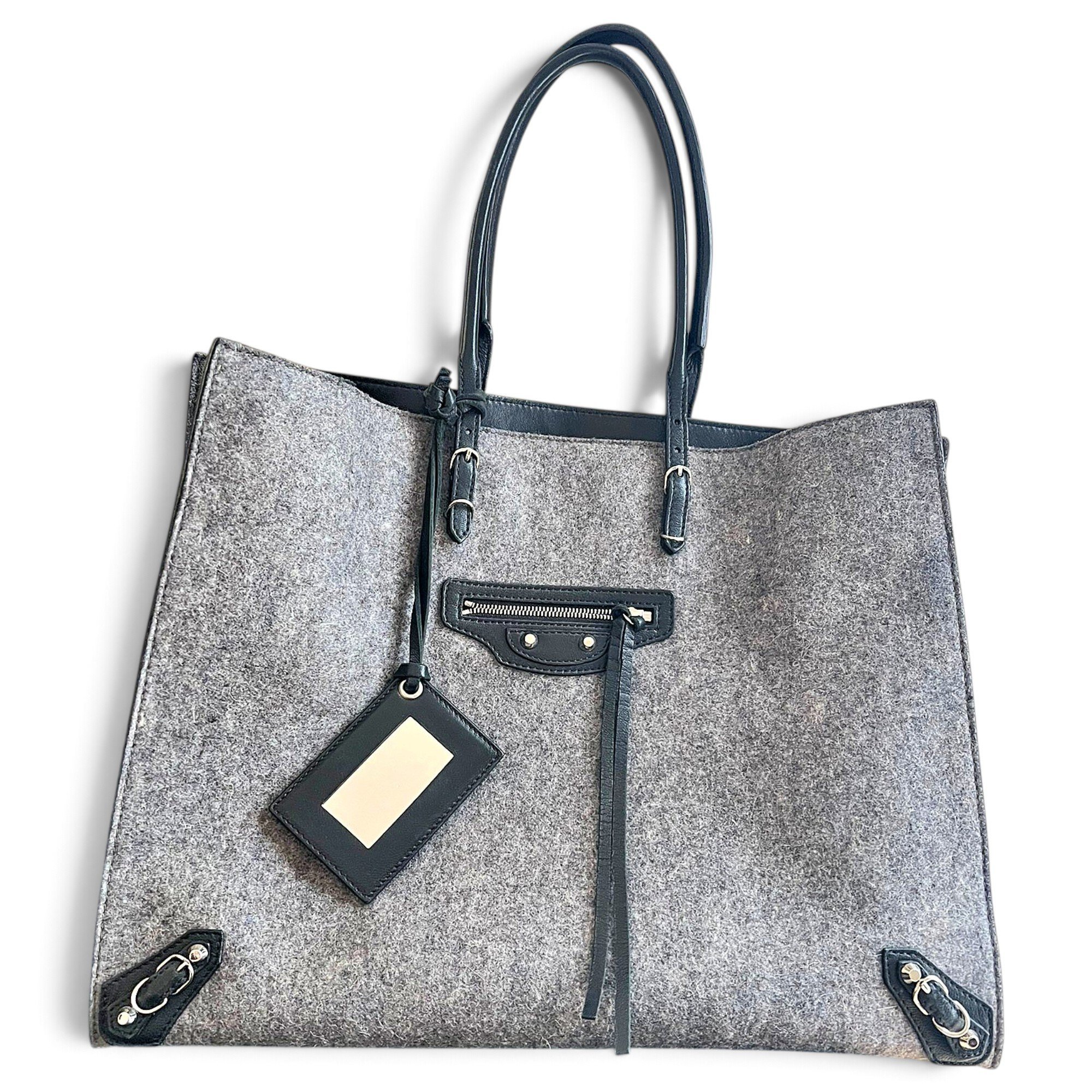 Balenciaga Papier wool tote