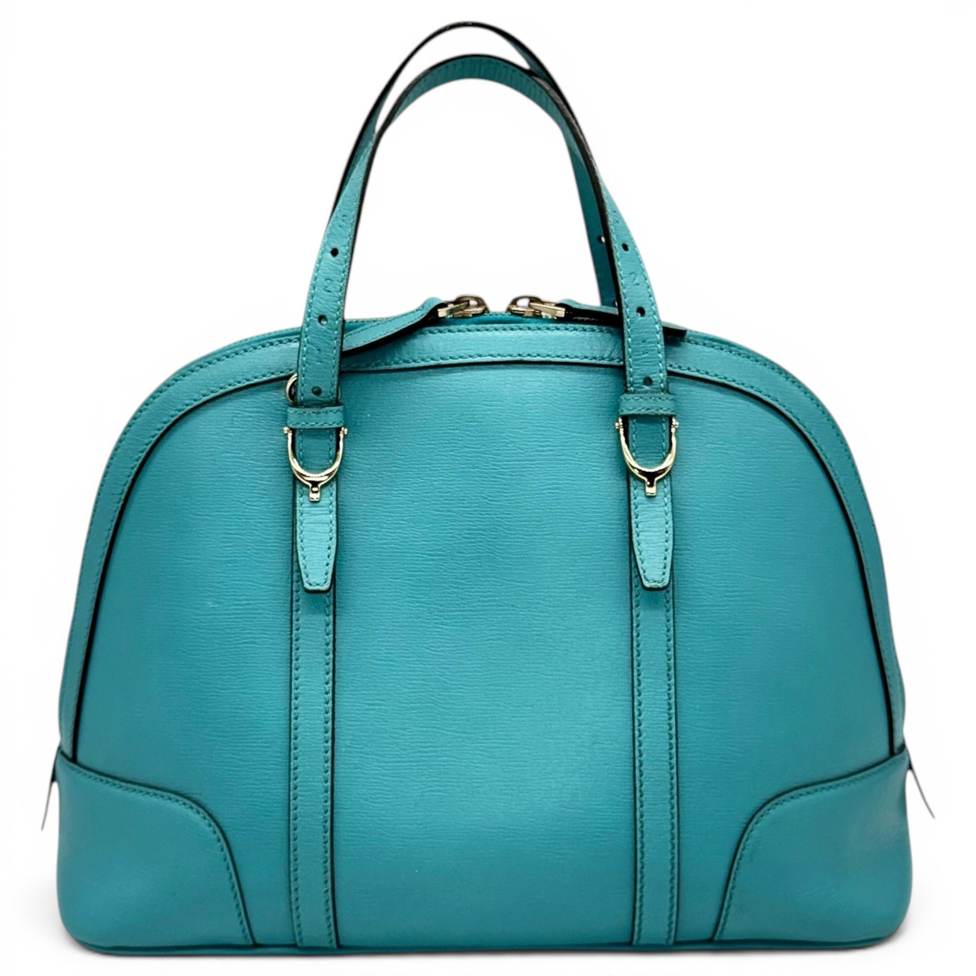Dôme leather handbag