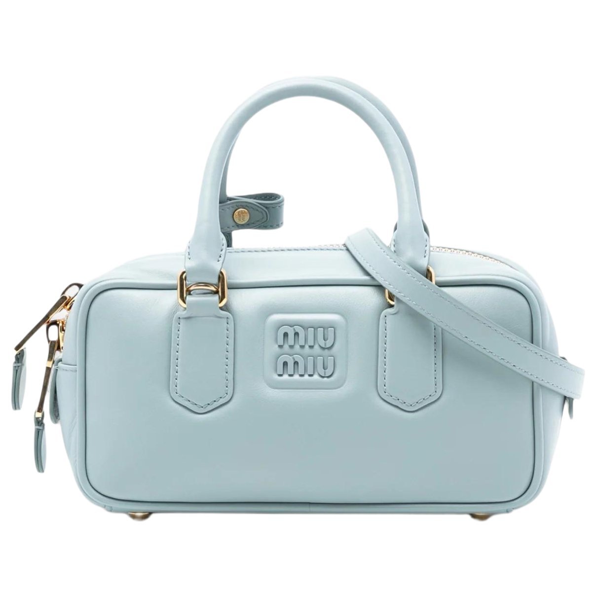 Arcadie leather satchel