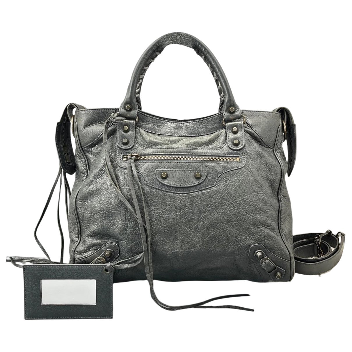 City leather mini bag