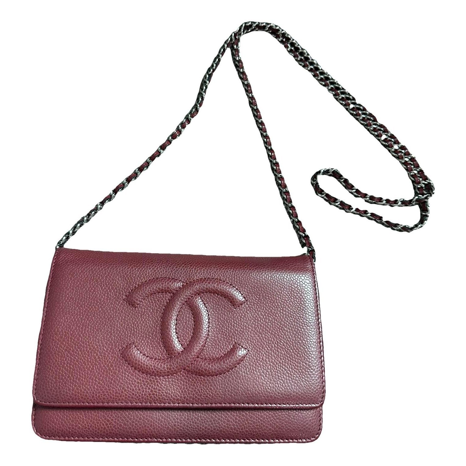 Wallet On Chain Timeless/Classique leather crossbody bag